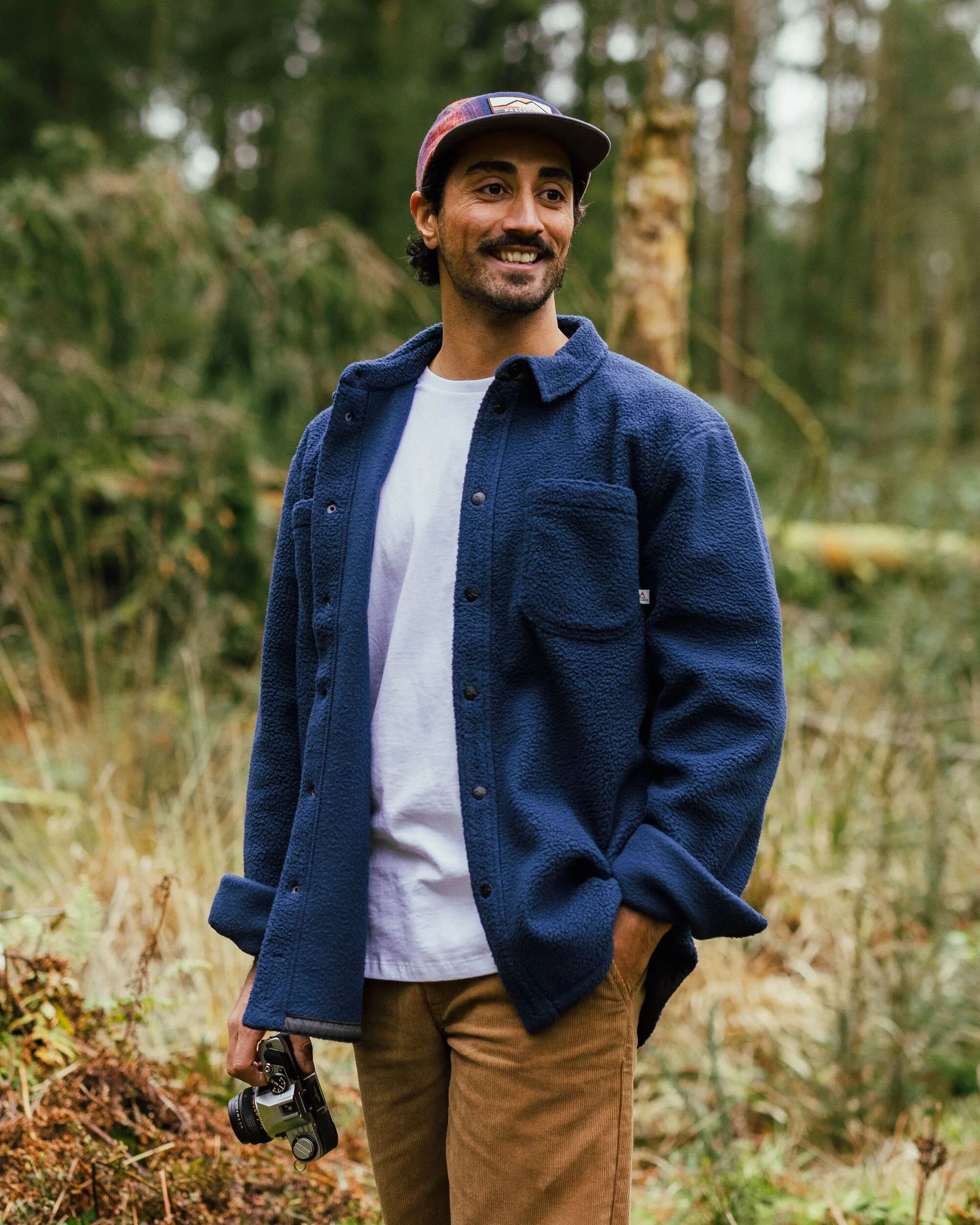 Backcountry Sherpa Fleece Shirt - Rich Navy - Image 4