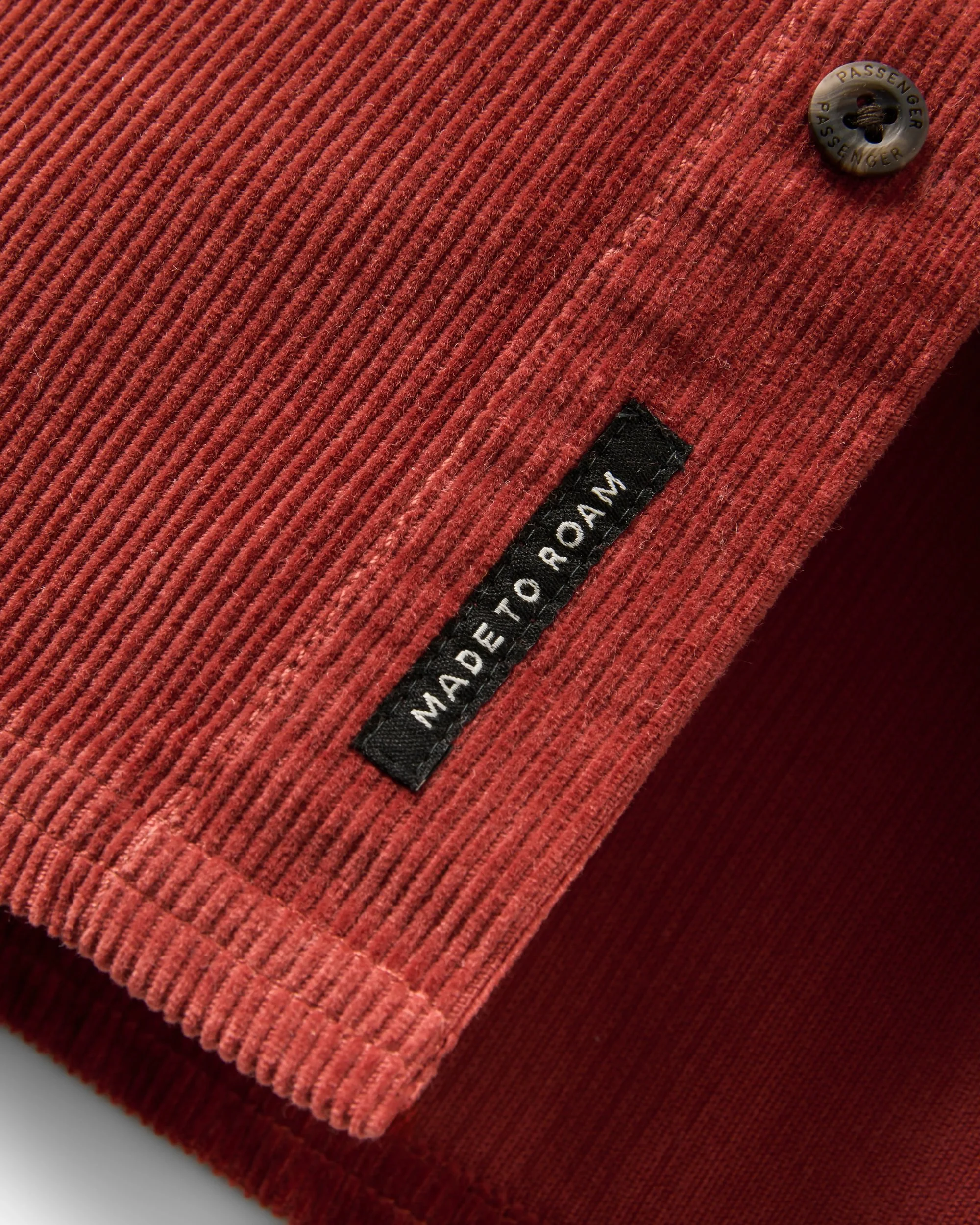 Backcountry Short Sleeve Cord Shirt - Redwood - Image 3