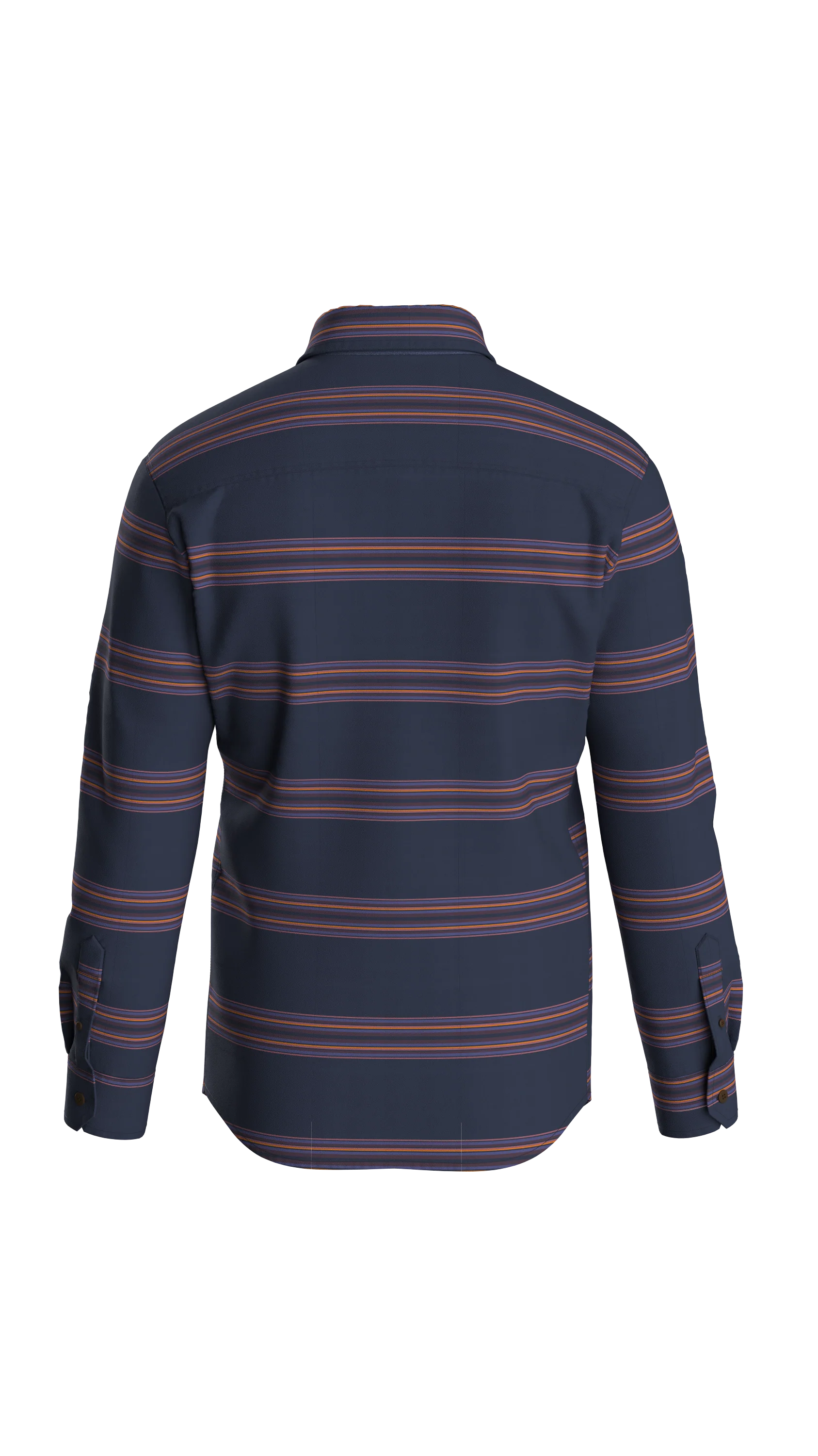 Backcountry Stripe Light Shirt - Rich Navy/Deep Plum Stripe - Image 13