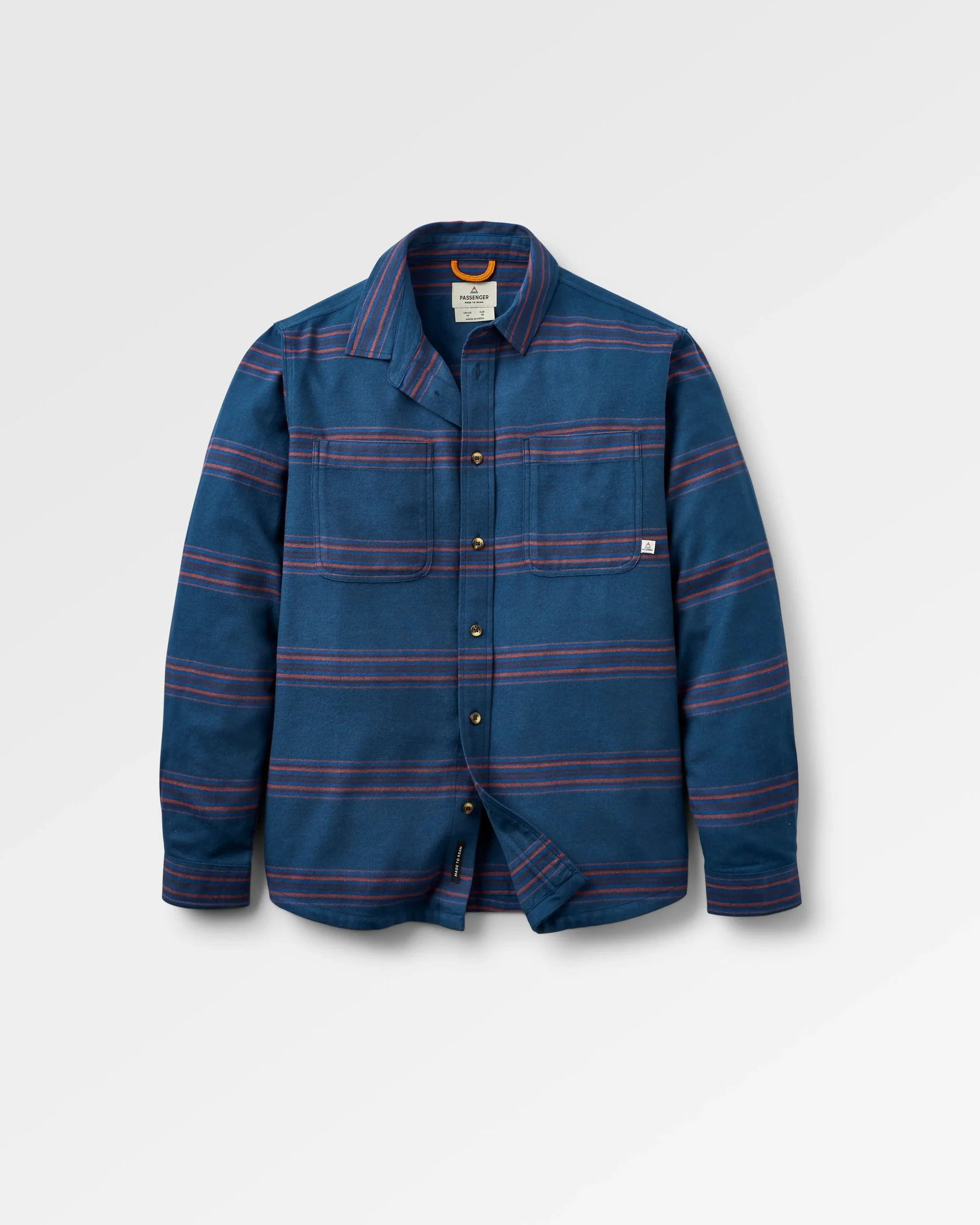 Backcountry Stripe Light Shirt - Rich Navy/Deep Plum Stripe - Image 2