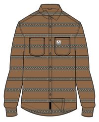 Backcountry Stripe Shirt - Toffee Jacquard - Image 11