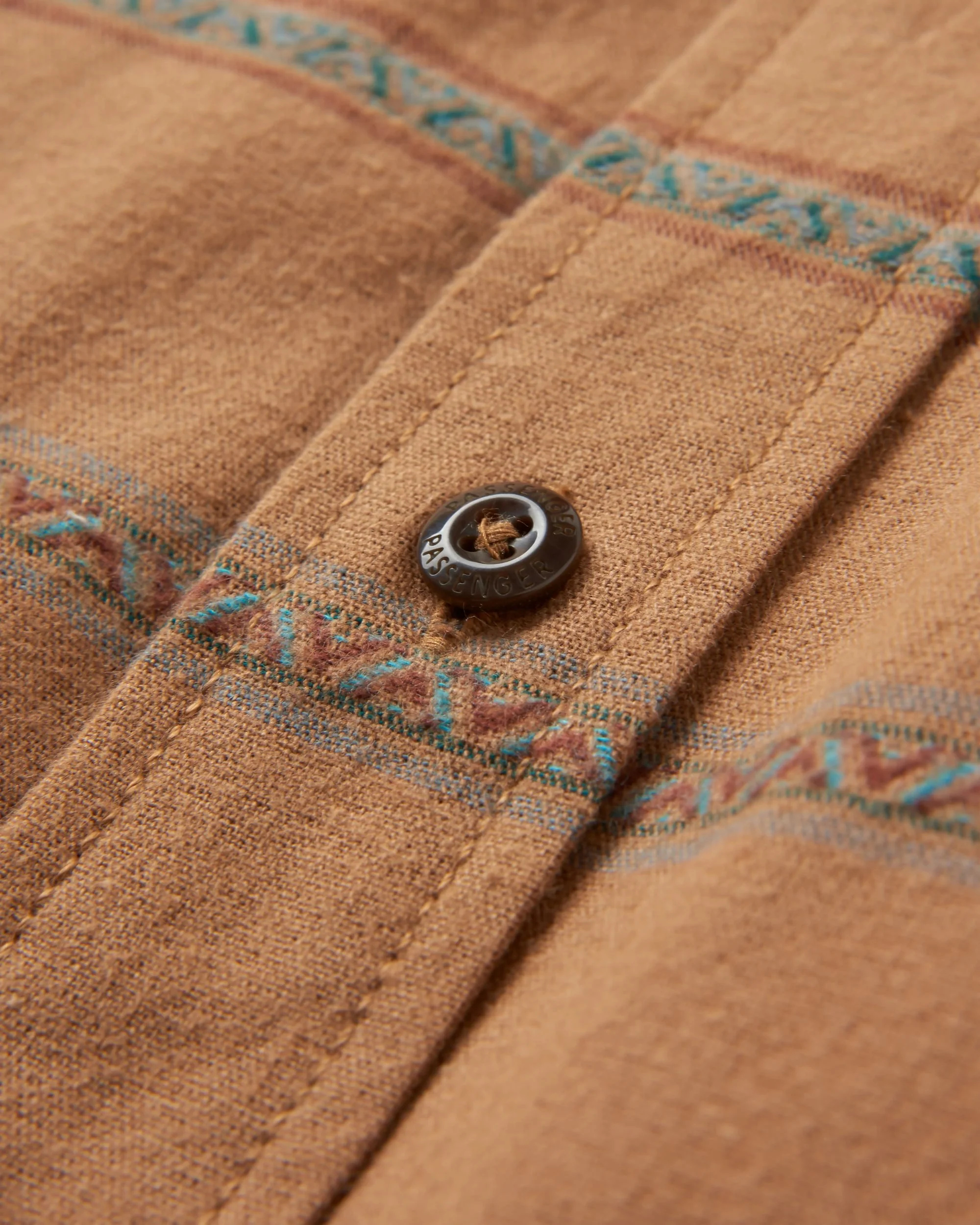 Backcountry Stripe Shirt - Toffee Jacquard - Image 8