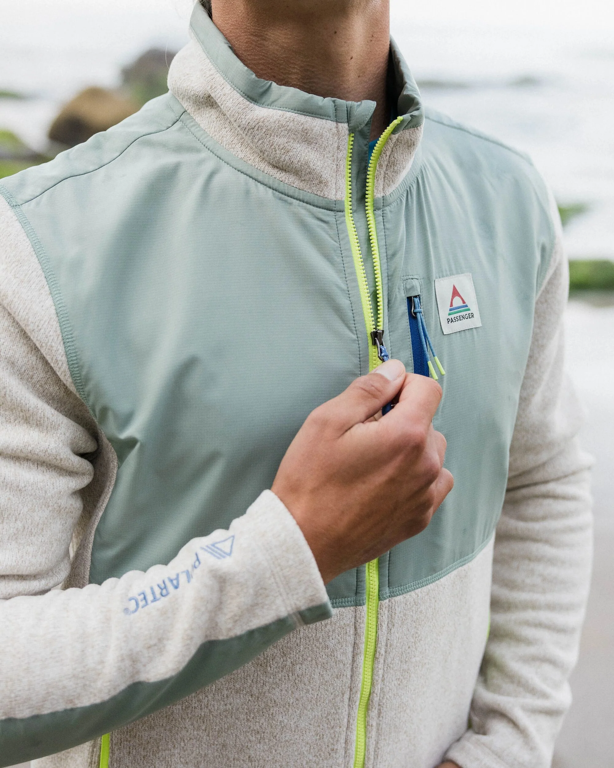 Men's Backroads Polartec® Fleece - Birch Marl - Image 3