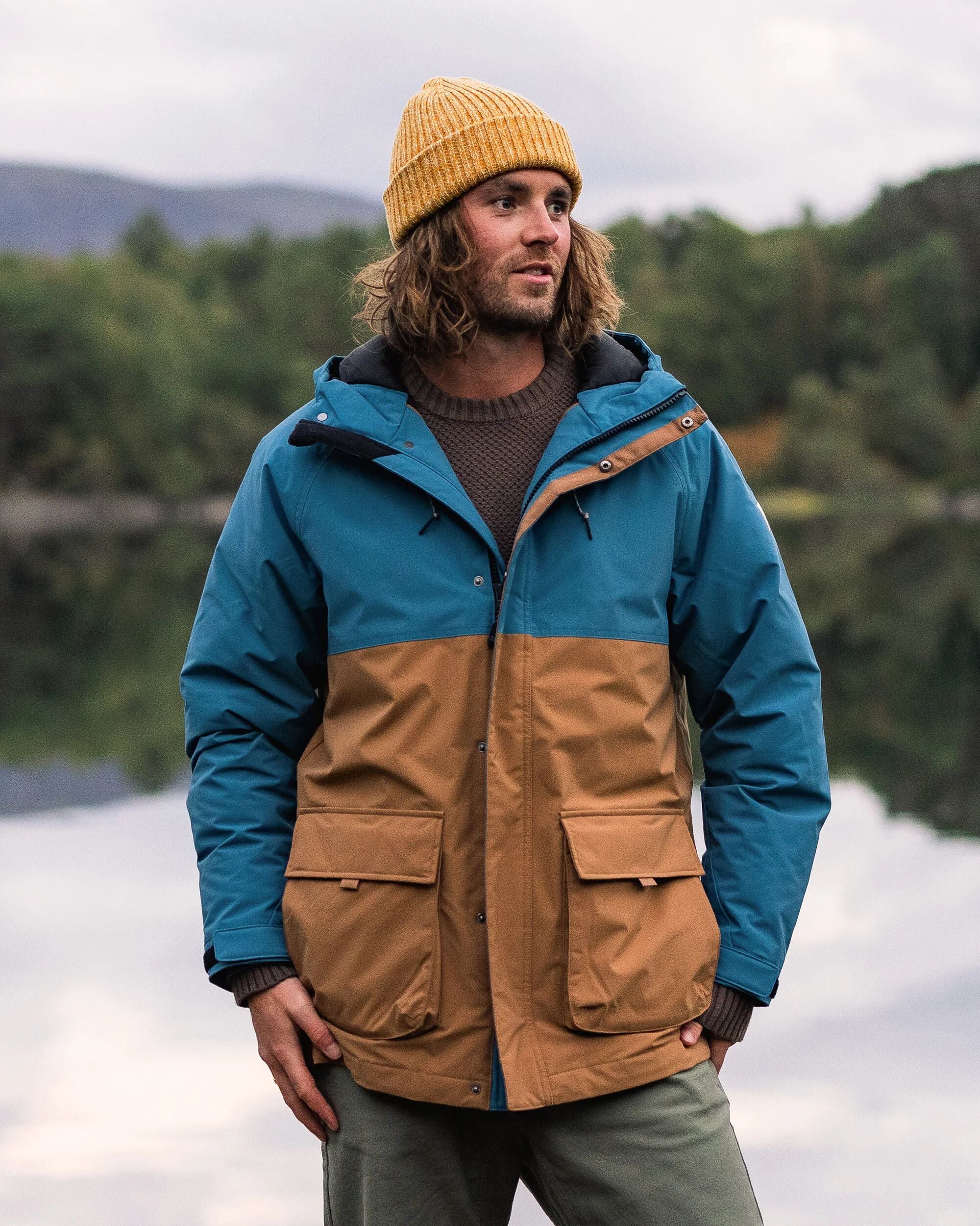 Baltic Insulated Parka - Toffee/Blue Steel - Image 3