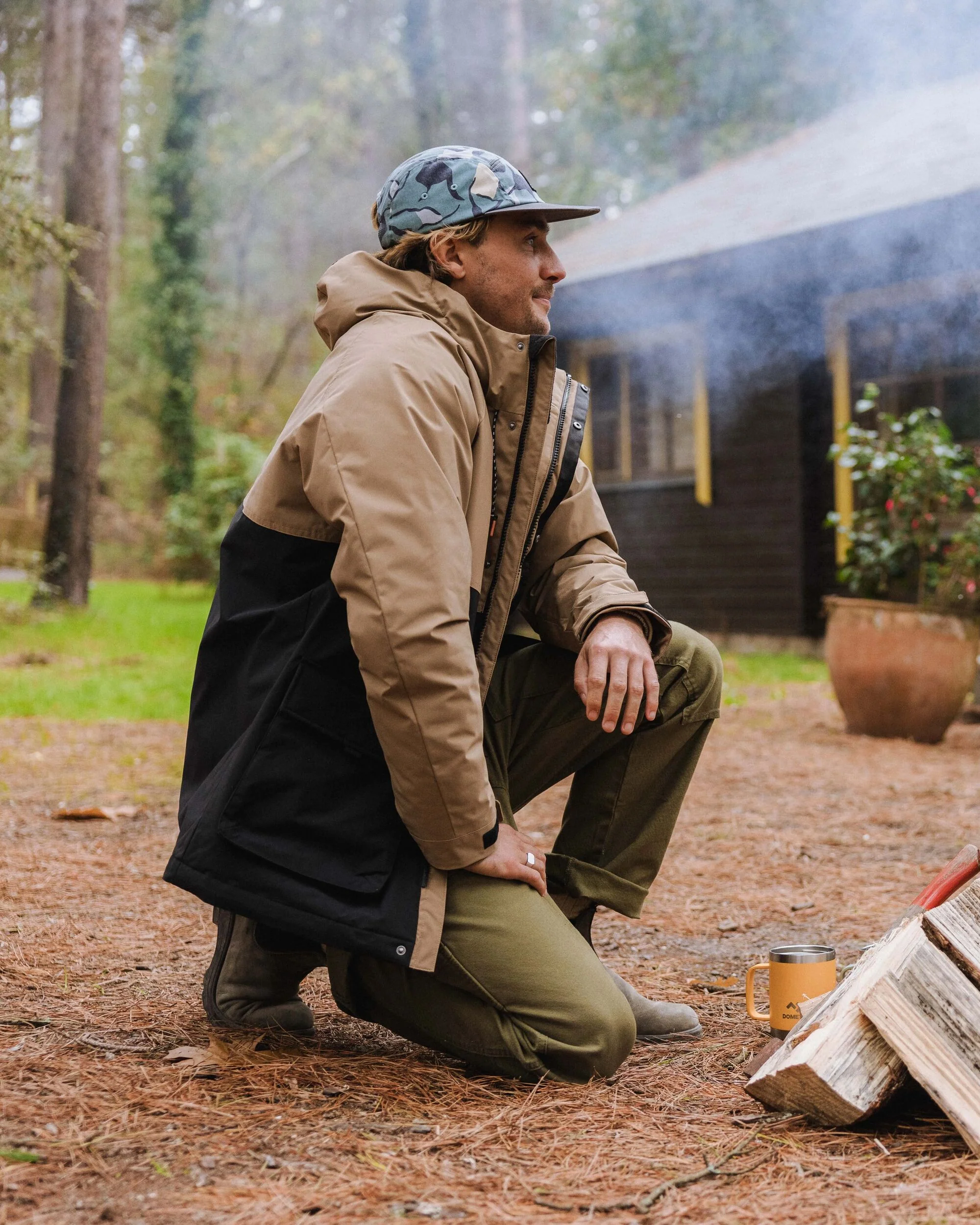 Baltic Insulated Parka - Caramel/Black - Image 3
