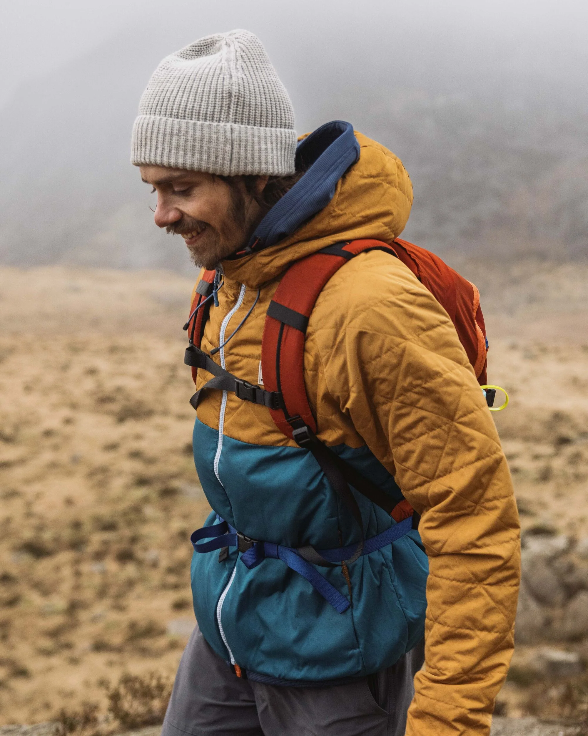 Base Thermore® Insulated Jacket - Dusty Ochre/ Corsair Blue - Image 4