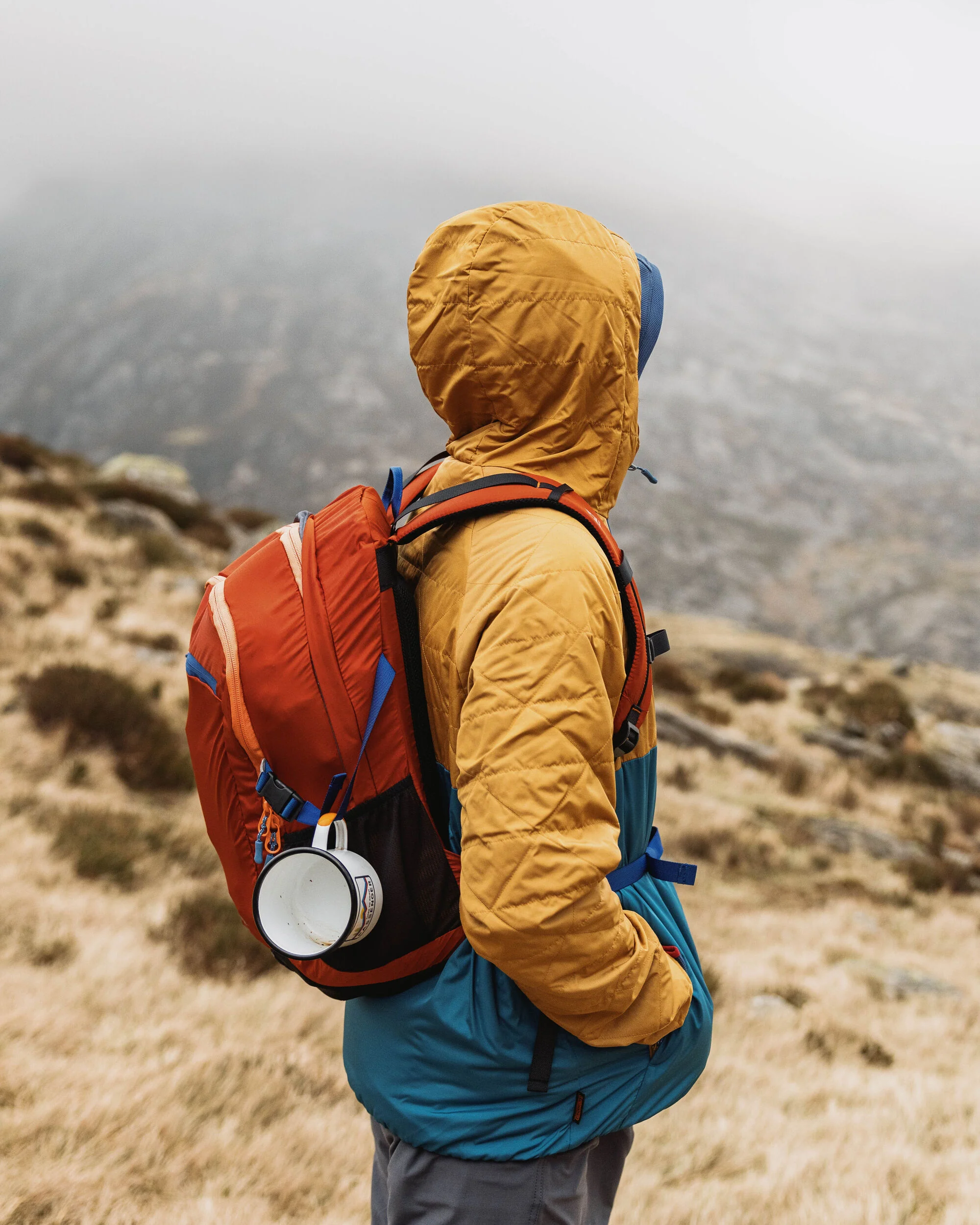 Base Thermore® Insulated Jacket - Dusty Ochre/ Corsair Blue - Image 5