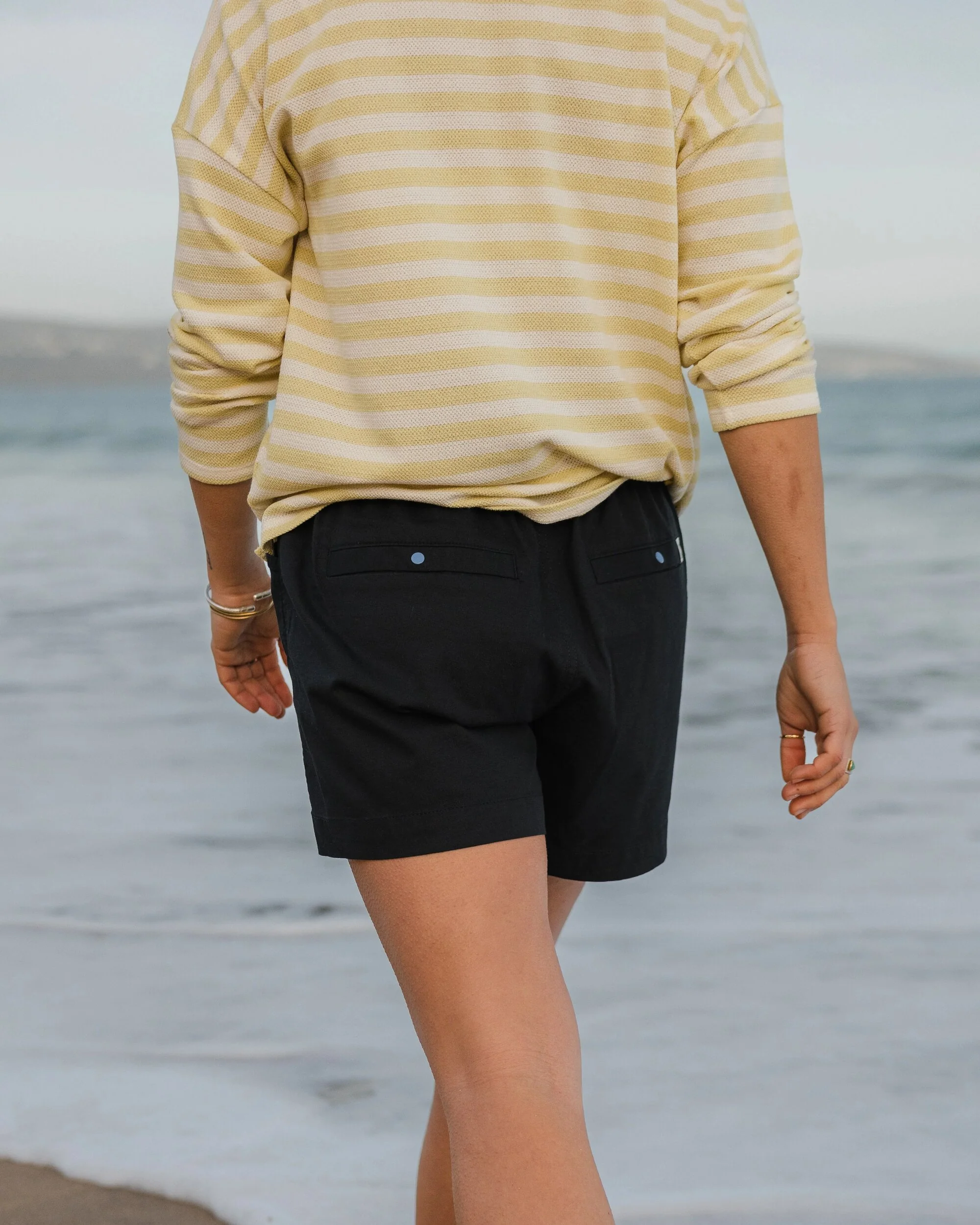 Basswood Organic Cotton Short - Black - Image 3