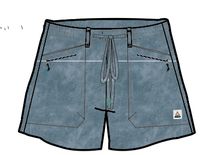 Basswood Organic Cotton Short - Faded Denim - Image 9