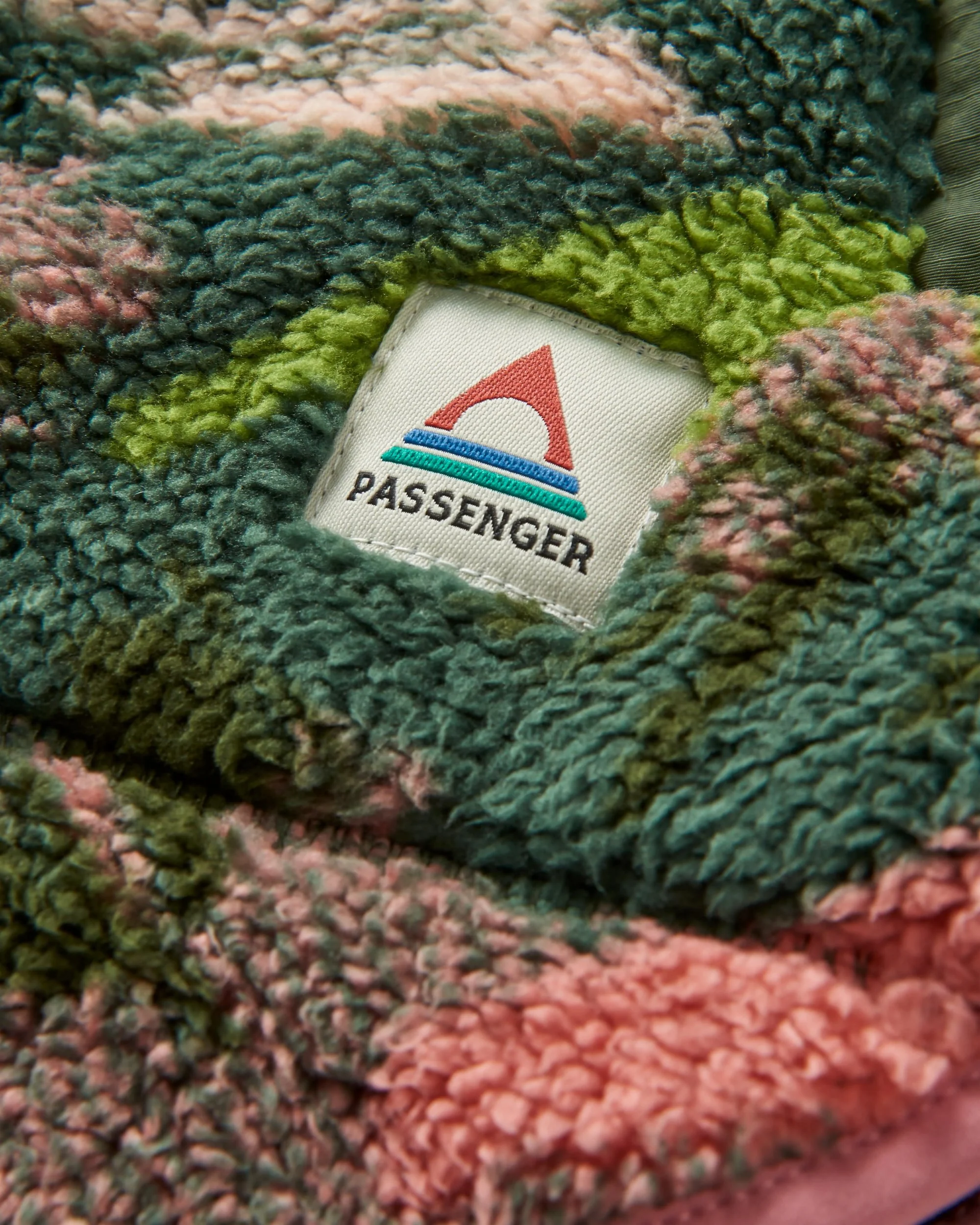 Beaumont Sherpa Hooded Fleece - Abstract Mountain Fir Tree - Image 4