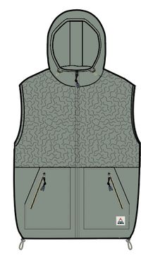 Beebalm Sherpa Fleece Vest - Pistachio - Image 12