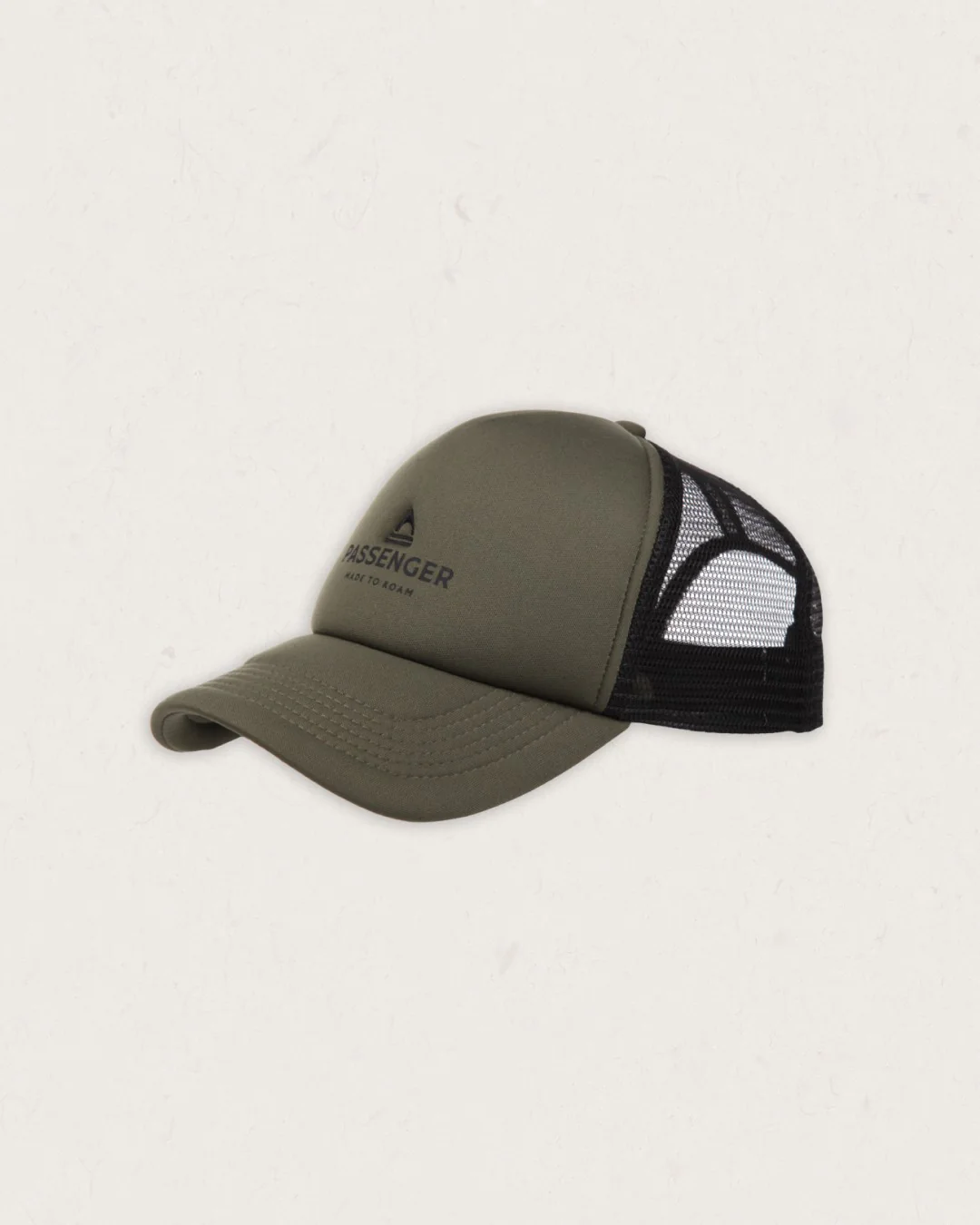 Beechey Snapback Trucker Cap - Khaki - Image 3