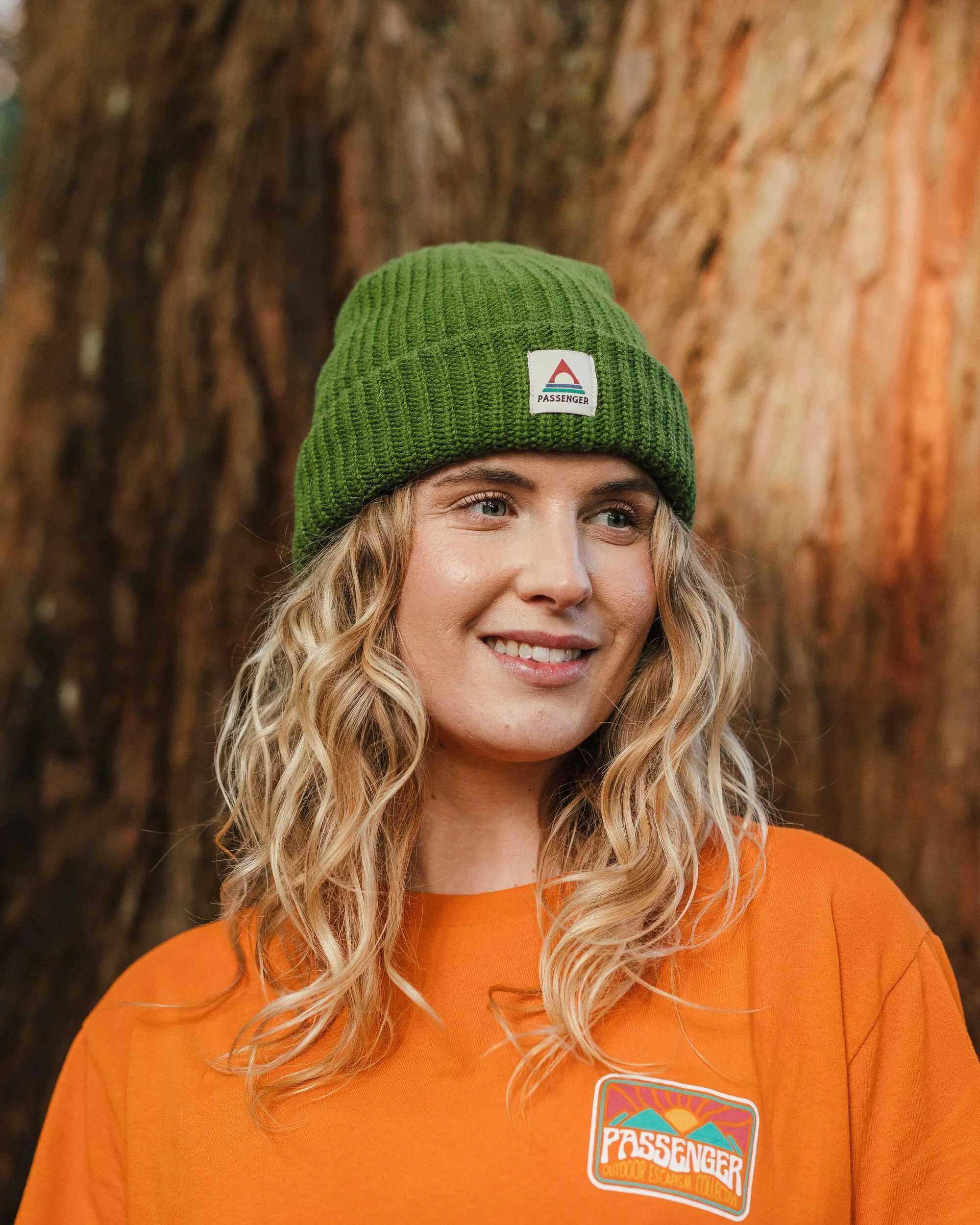 Beechwood Fleece Lined Beanie - Khaki - Image 2