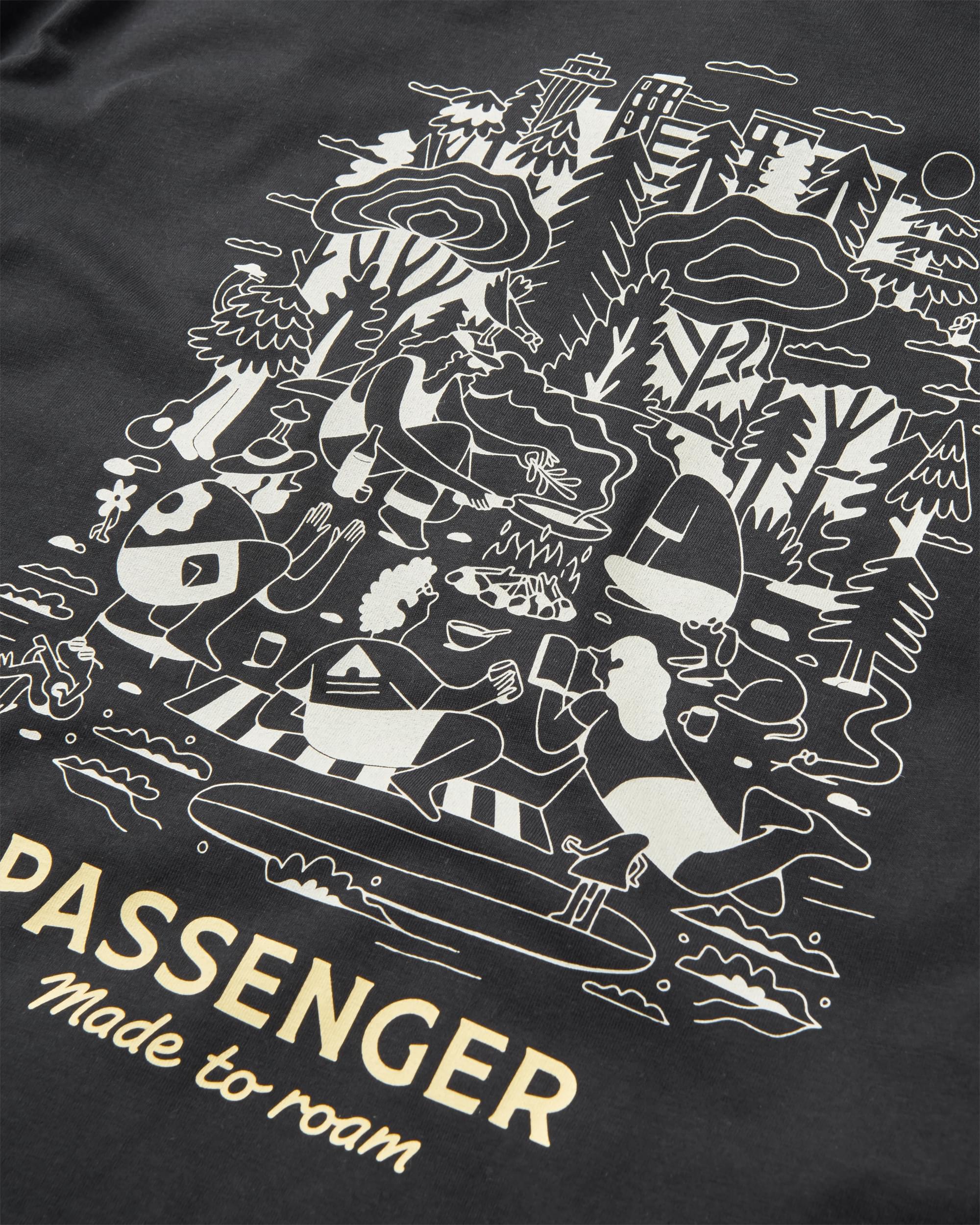Better Outside Organic Relaxed Fit T-Shirt - Black - Image 9