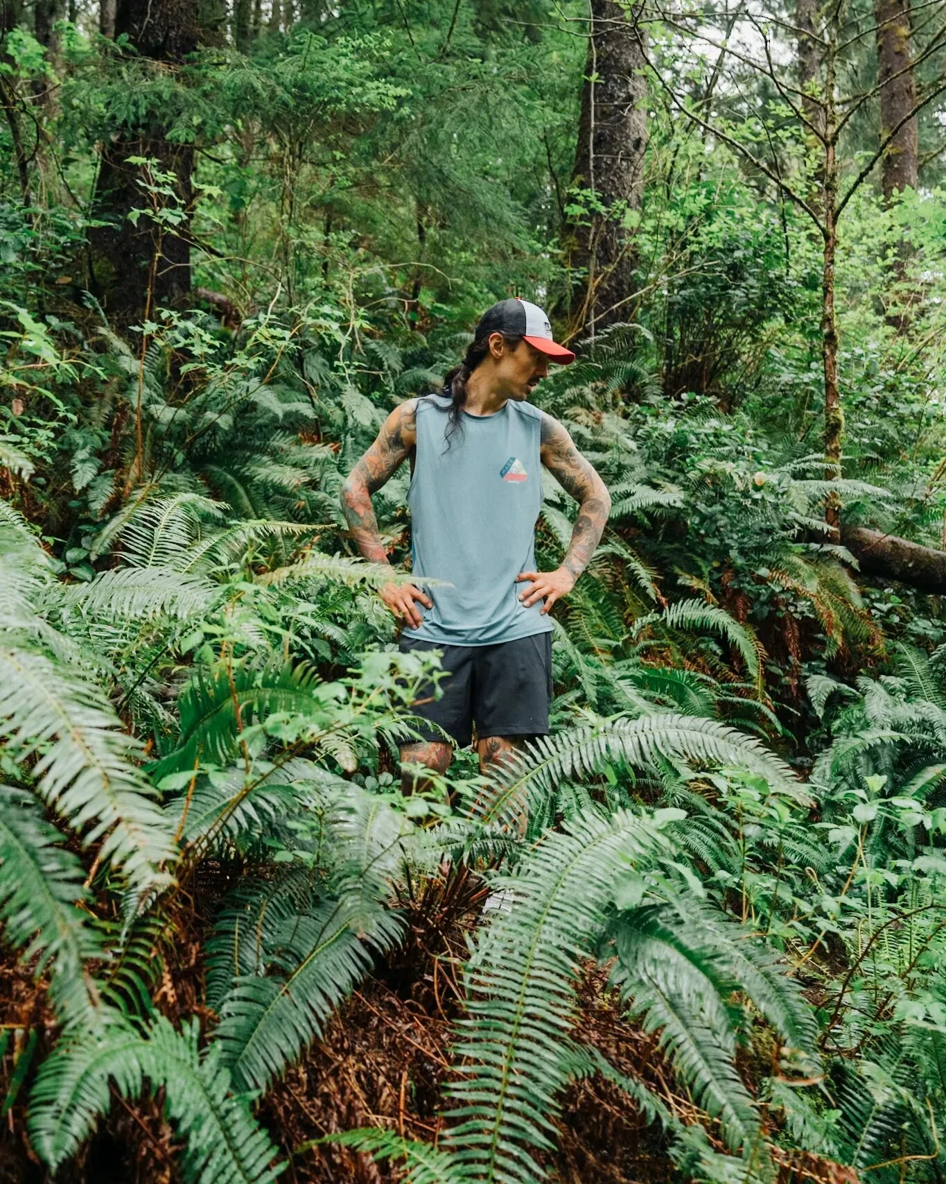 Boardwalk Active Vest - Blue Steel Marl - Image 2