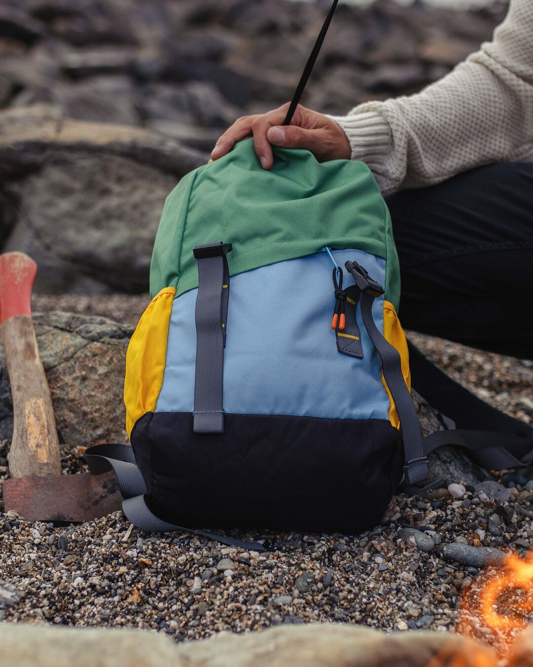 Boondocker 18L Polyester Backpack - Laurel Green - Image 9
