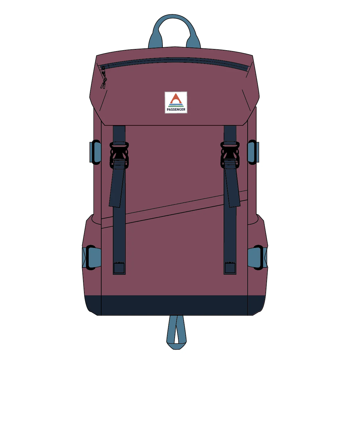 Boondocker 18L Backpack - Mauve Dusk - Image 9