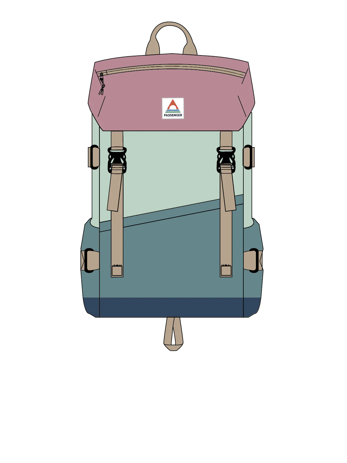 Boondocker 18L Backpack - Pink Haze Multi - Image 8