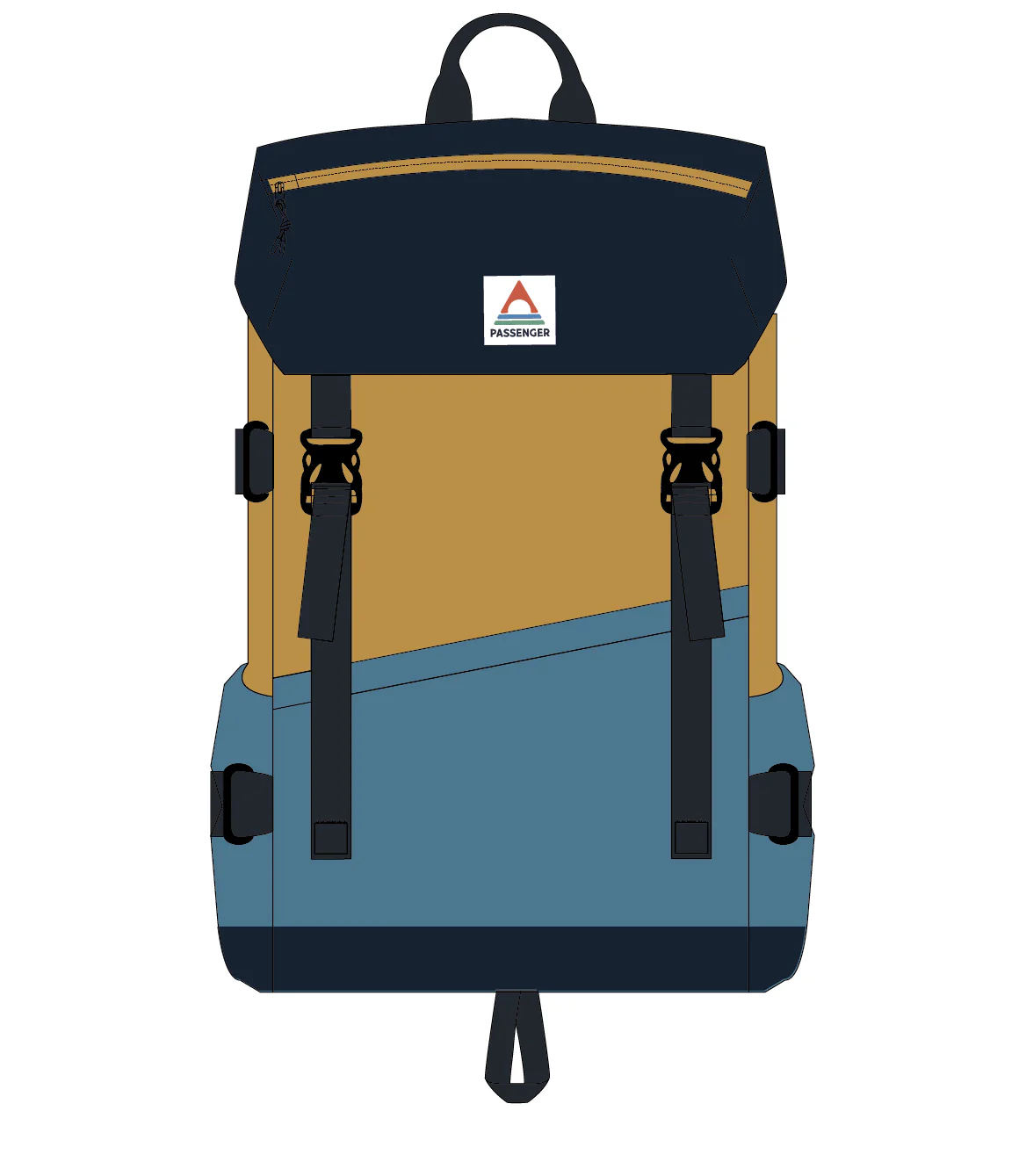 Boondocker 26L Backpack - Honey/Dark Denim/Rich Navy - Image 14