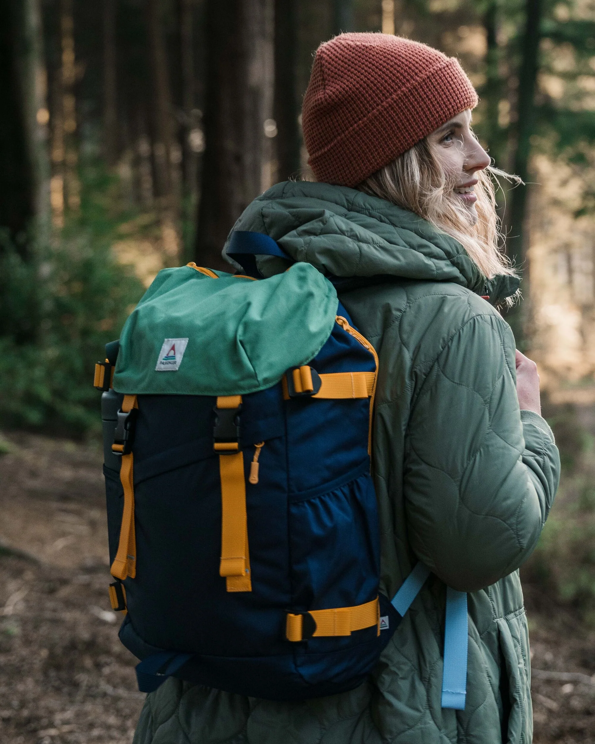 Boondocker 26L Backpack - Navy/ Laurel Green - Image 4
