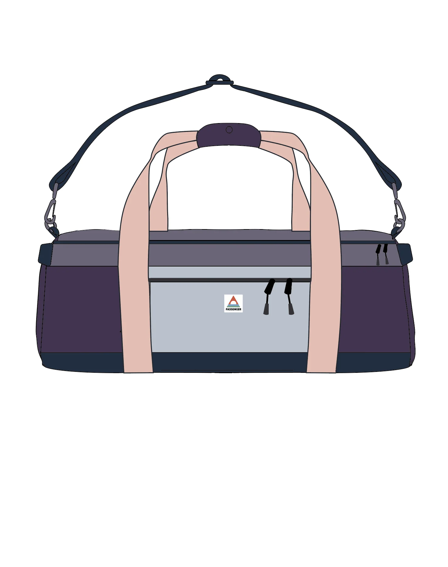 Boondocker 30L Duffel - Heather/ Deep Purple - Image 8