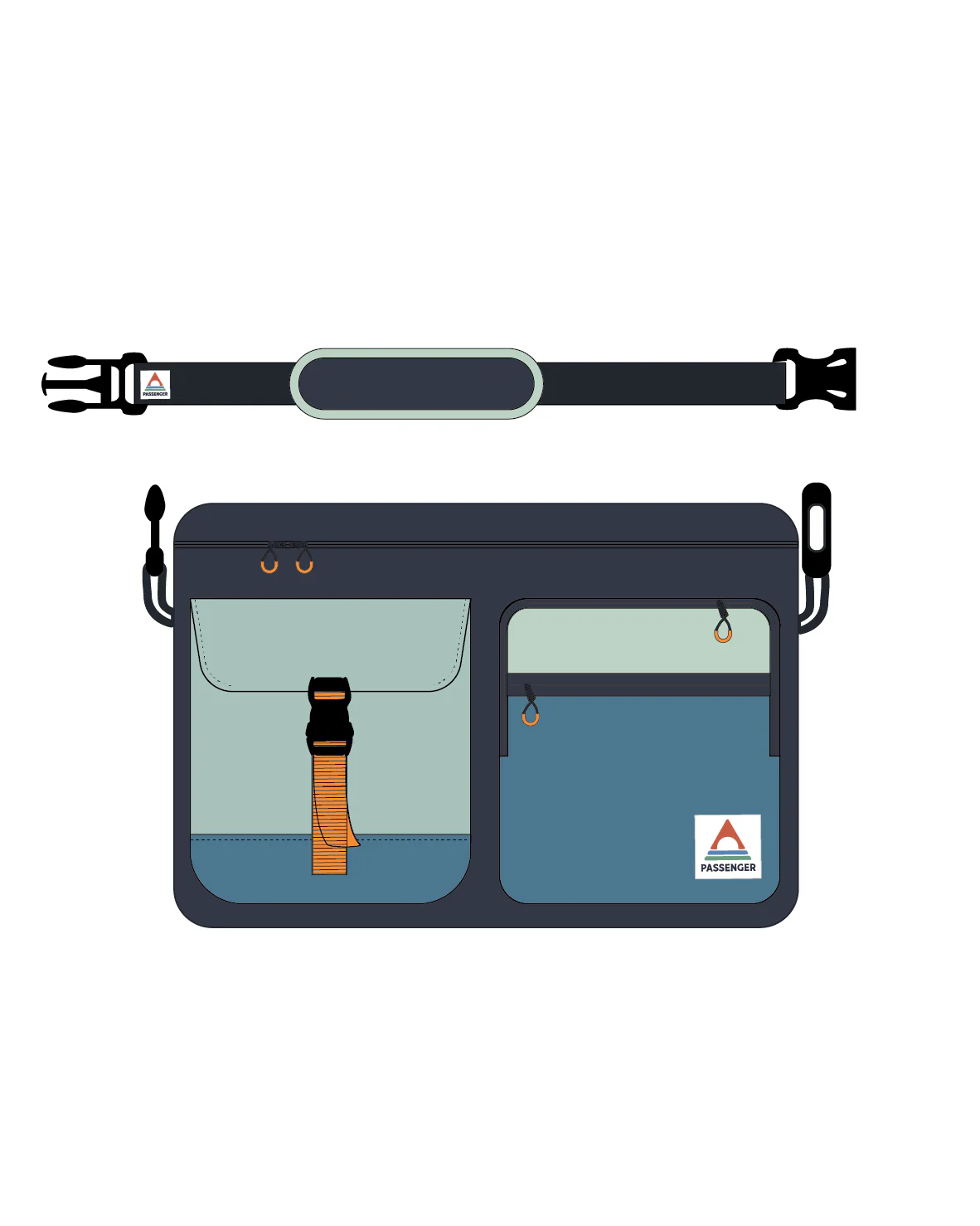 Boondocker Camera Bag - Rich Navy/Surf Spray/Moonlight Blue - Image 12