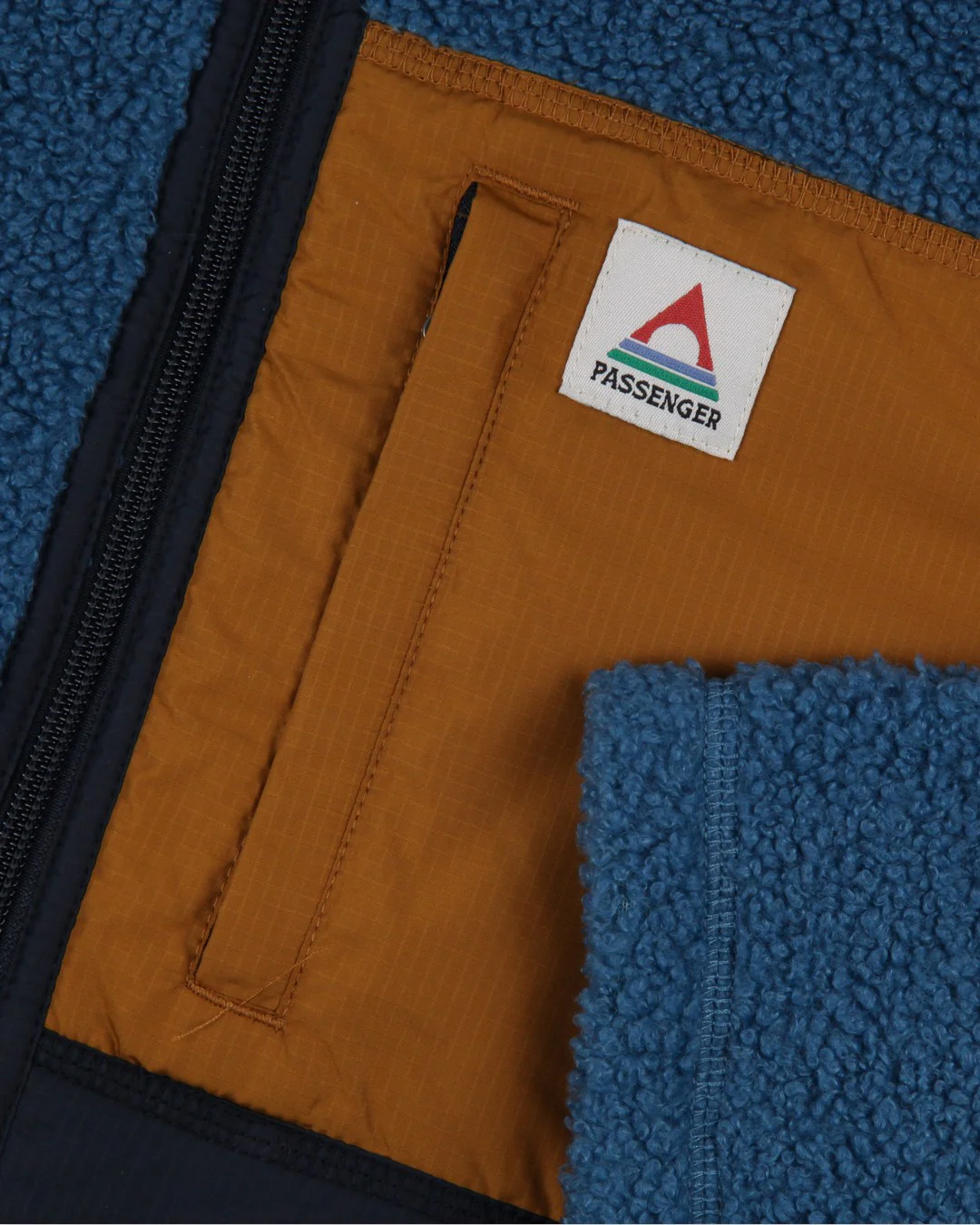 Born Explorer Polar-Lined Sherpa Fleece - Blue Steel - Image 8