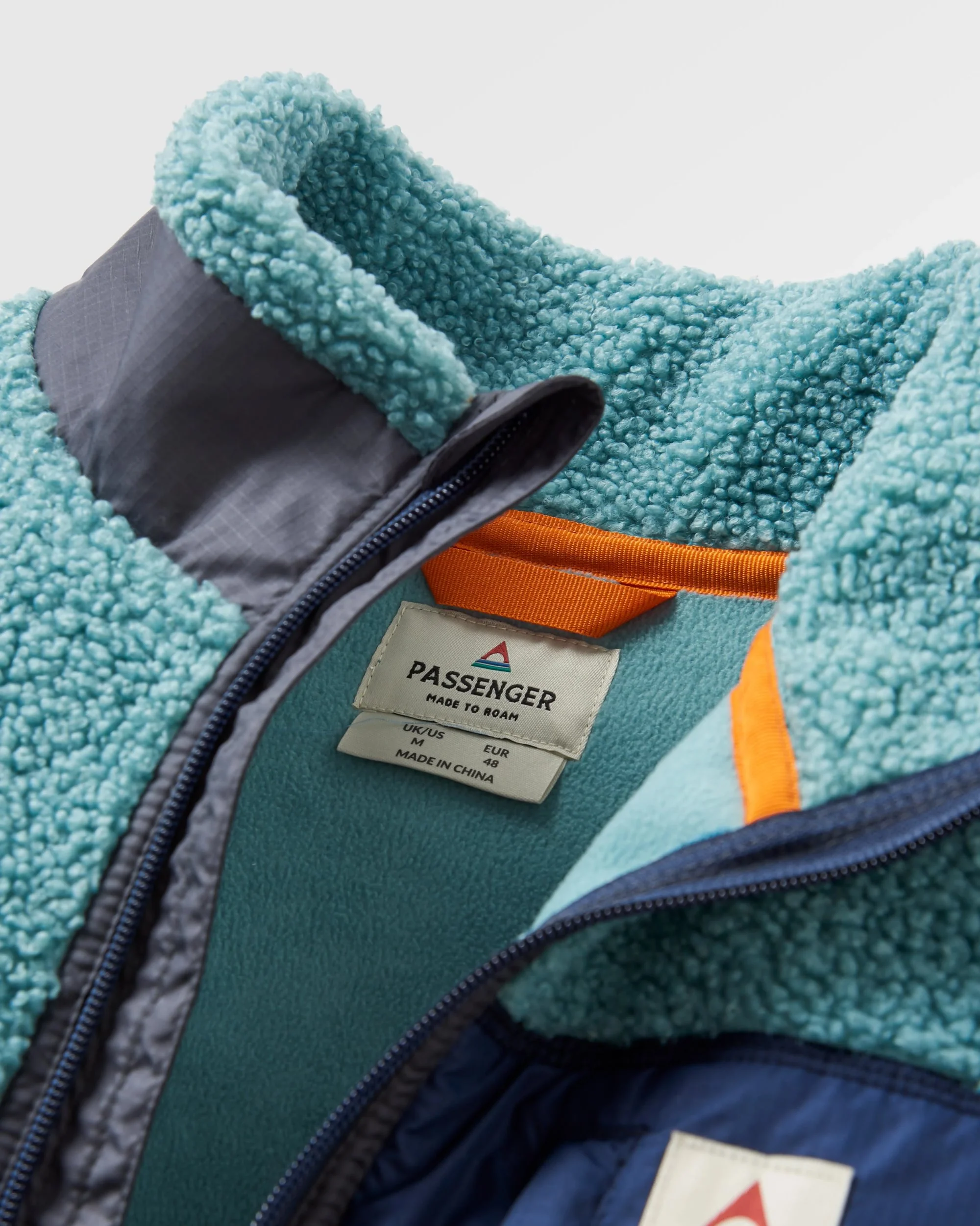 Born Explorer Polar-Lined Sherpa Fleece - Arctic/Charcoal - Image 2
