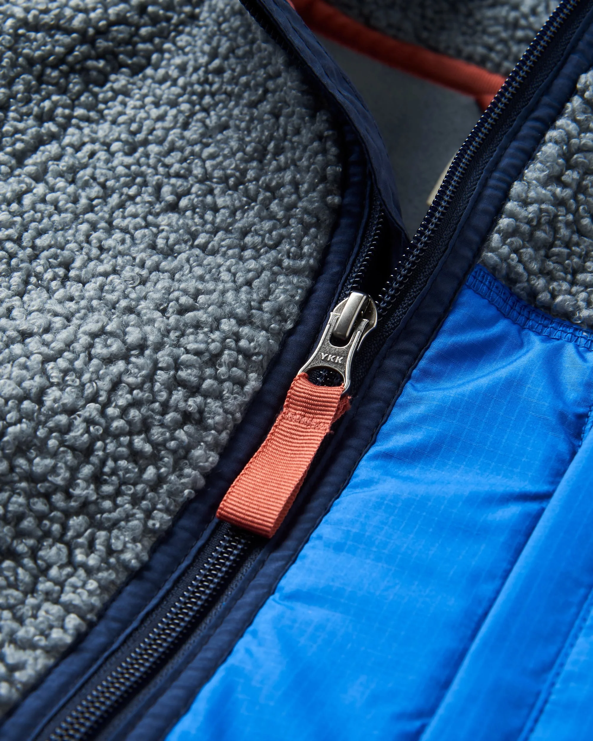 Born Explorer Polar-Lined Sherpa Fleece - Rich Navy/Storm Grey - Image 4
