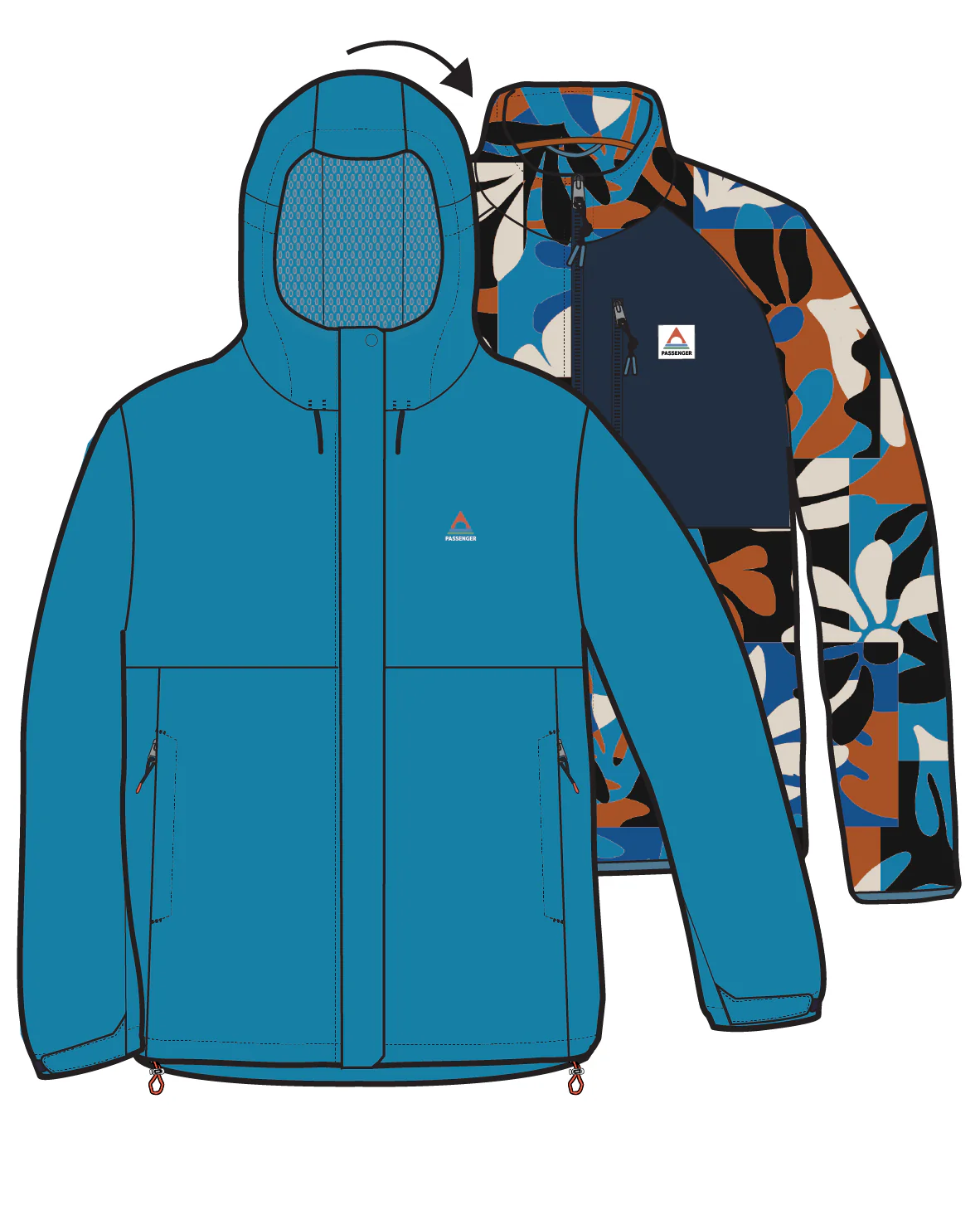 Breckenridge Waterproof 3 In 1 Jacket - Bluejay - Image 12