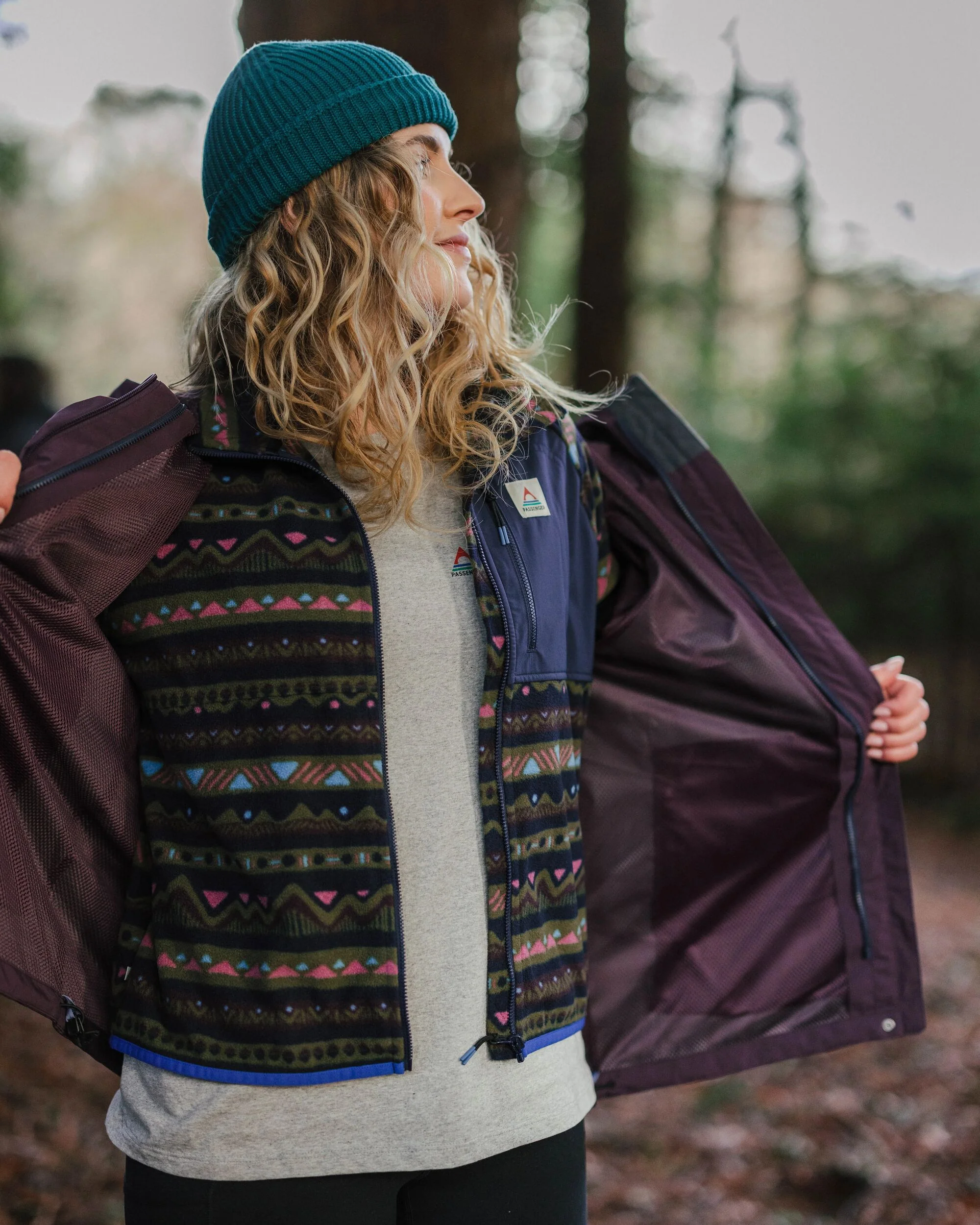 Breckenridge Waterproof 3 In 1 Jacket - Deep Plum - Image 8