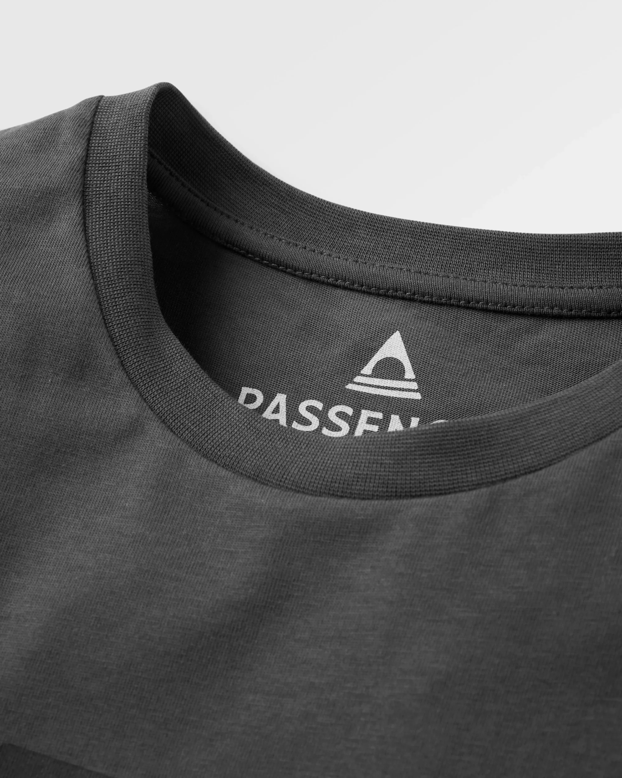 Waves & Trees Organic Cotton T-Shirt - Charcoal - Image 6