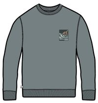 Waves & Trees Organic Cotton Sweatshirt - Stormy Sea - Image 8