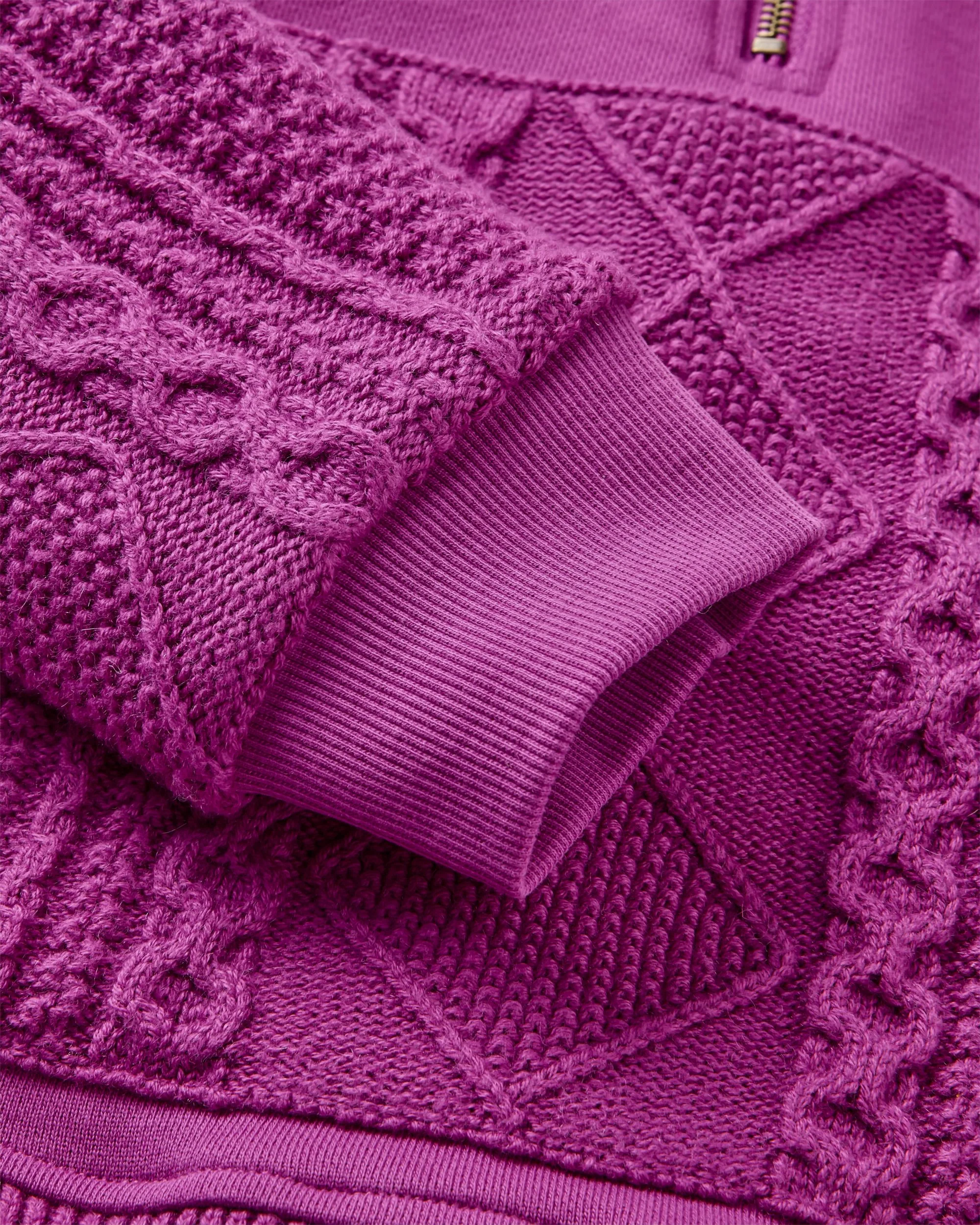 Brooke Zip Hoodie - Wild Berry - Image 6