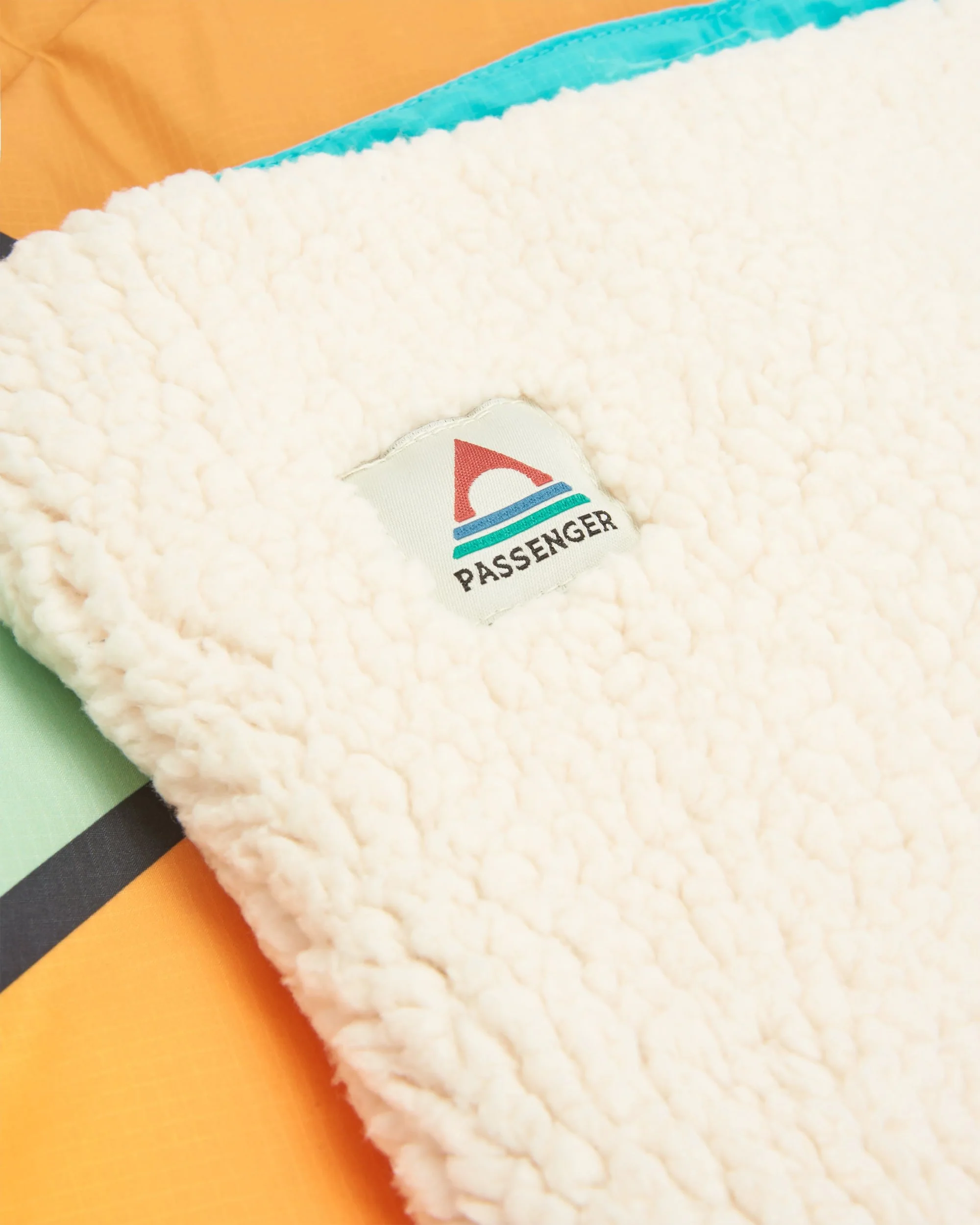 Cabin Sherpa Blanket - Black 'Nowhere Bound' Print - Image 9