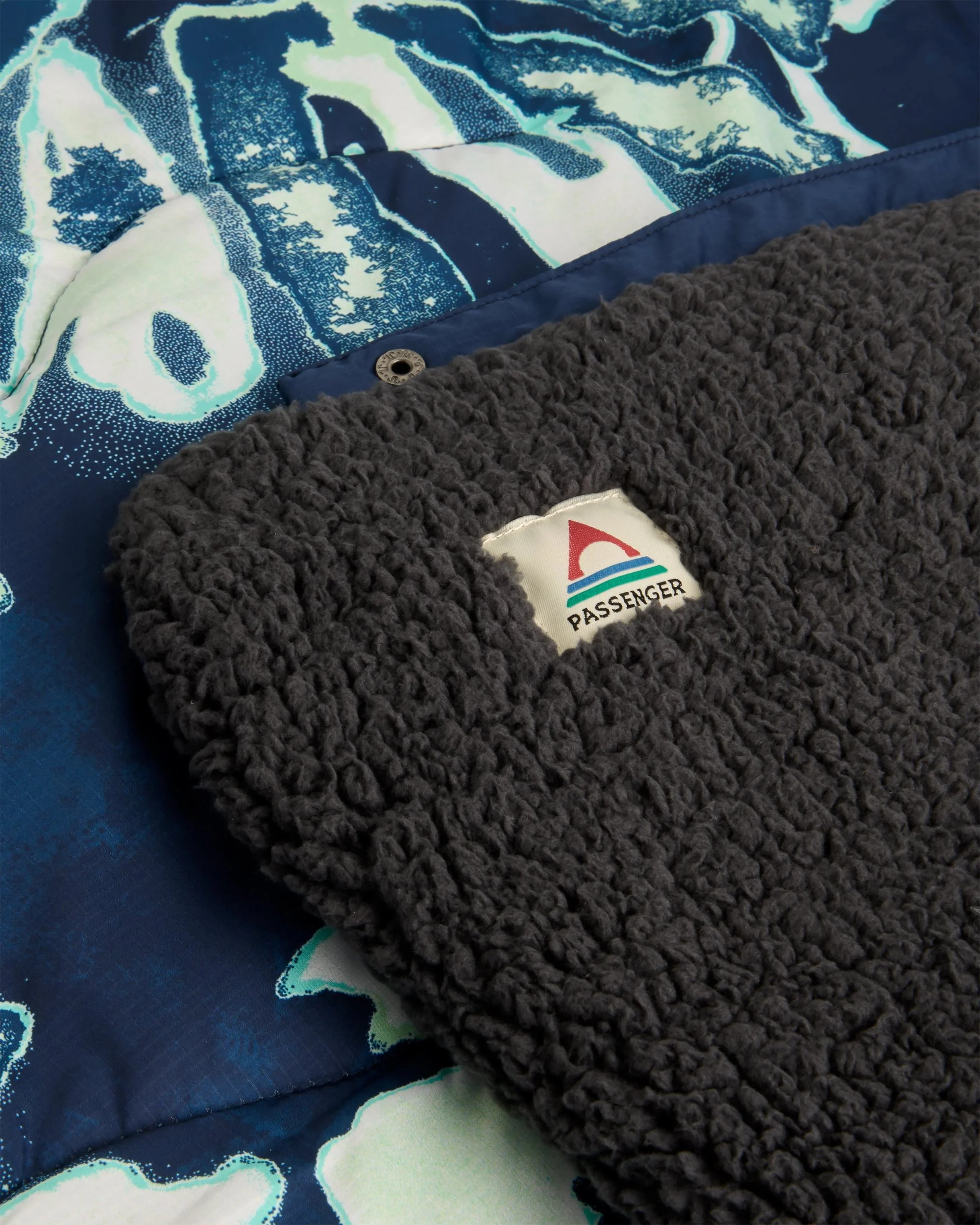 Cabin Sherpa Blanket - Frost Rich Navy - Image 4