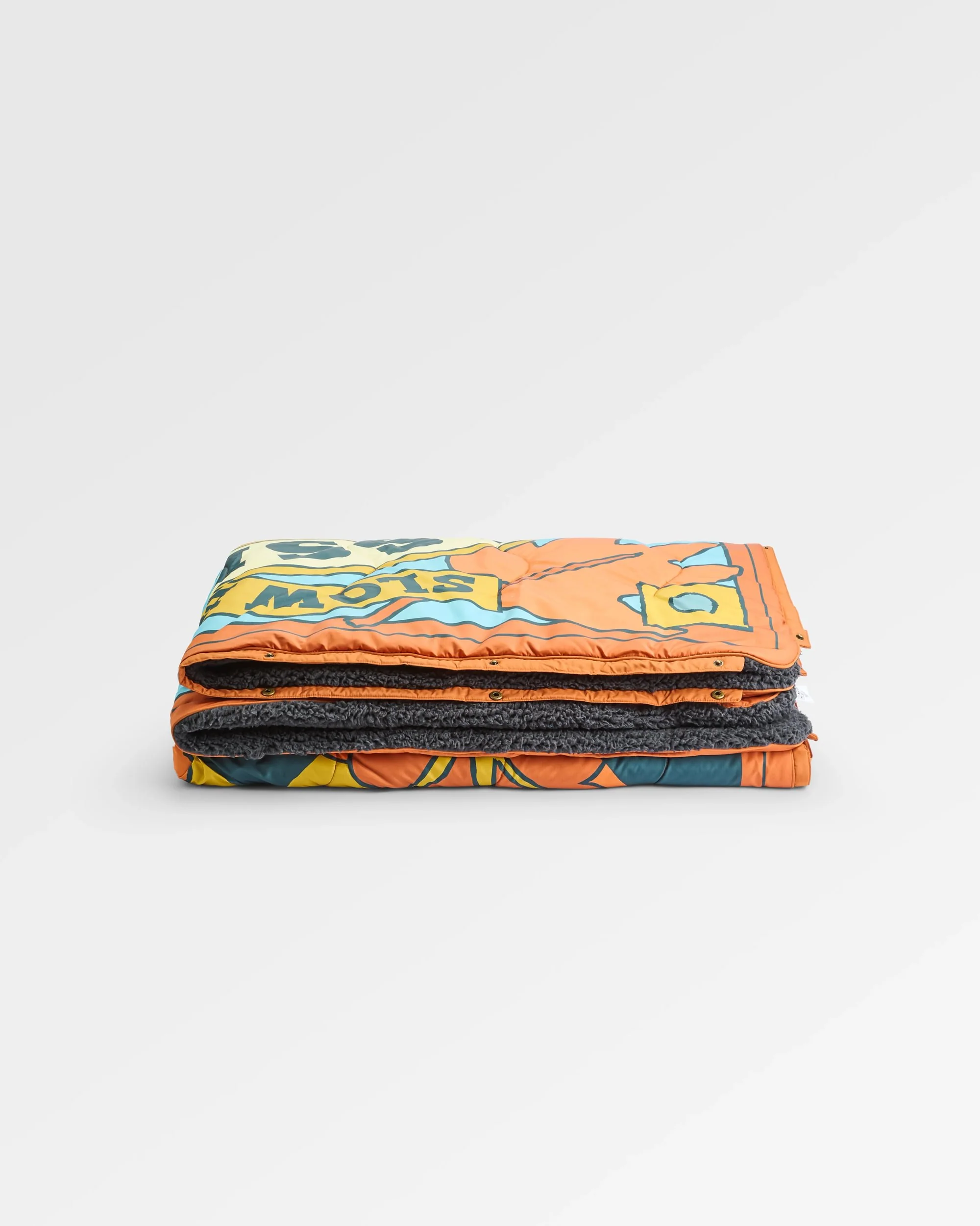 Cabin Sherpa Blanket - Retro Orange - Image 6