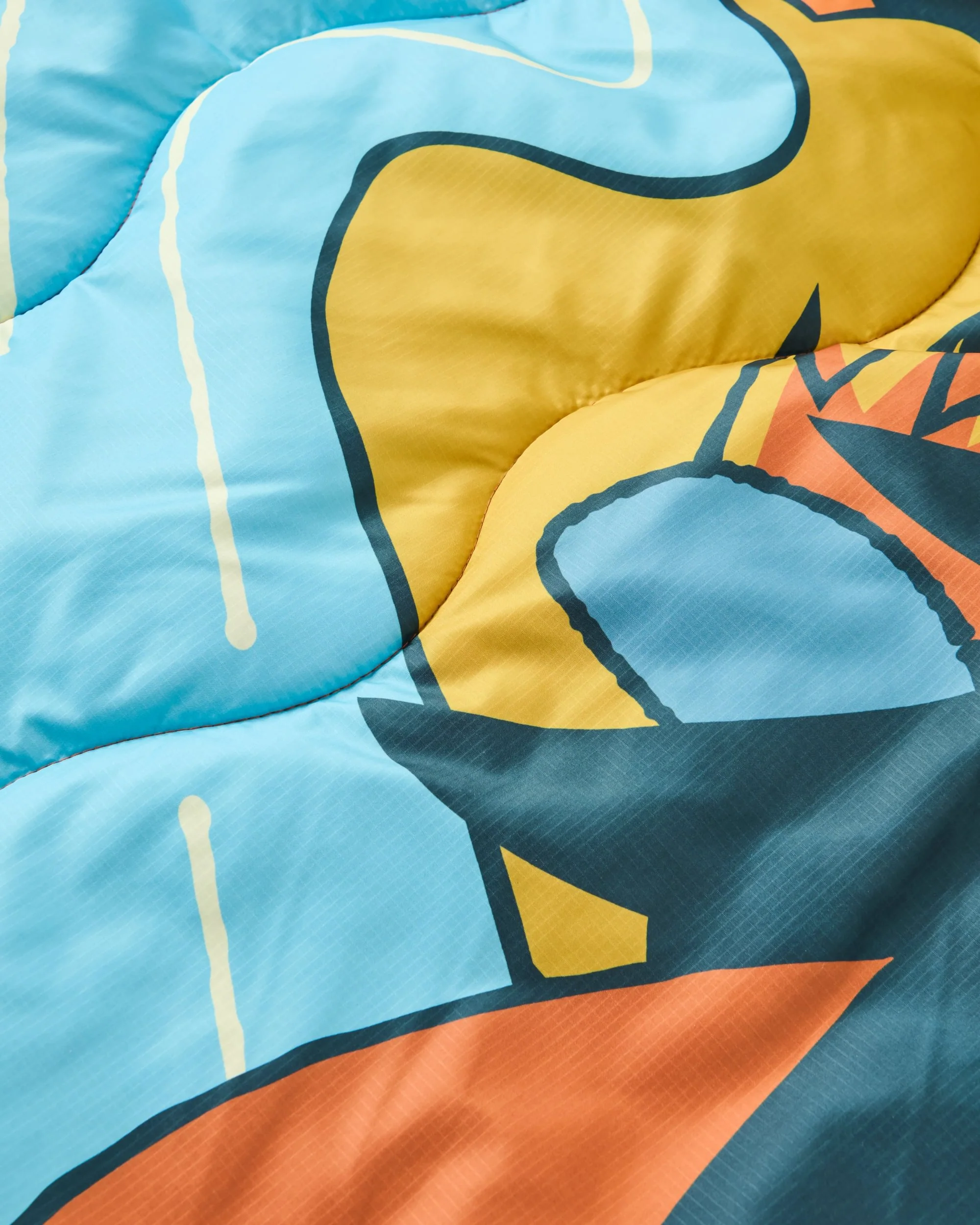 Cabin Sherpa Blanket - Retro Orange - Image 8