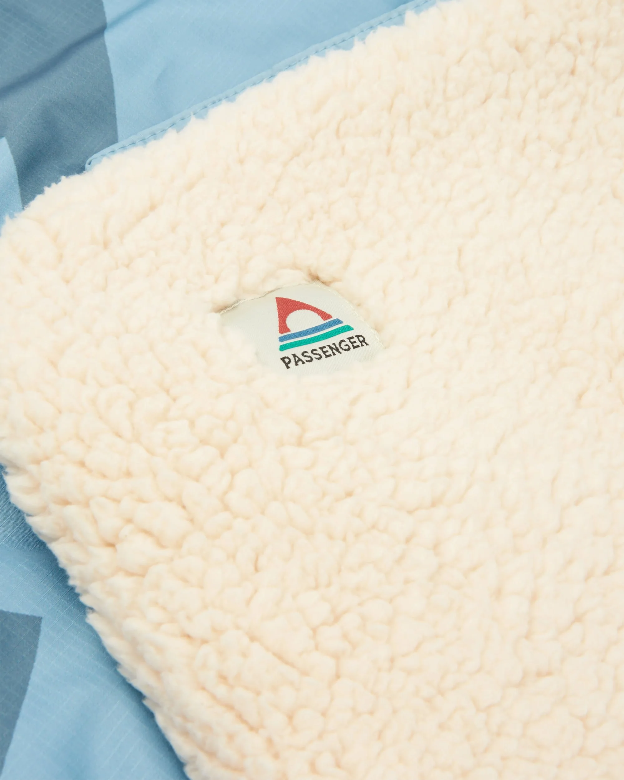 Cabin Sherpa Blanket - Faded Denim - Image 7