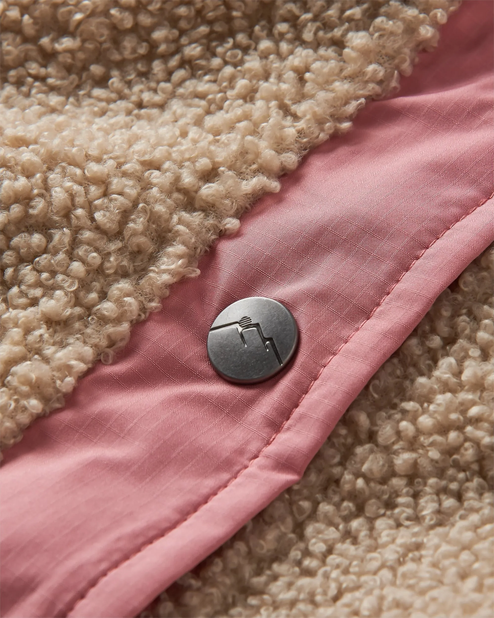 Calla Hooded Polar-Lined Fleece - Feather/Biscuit - Image 5
