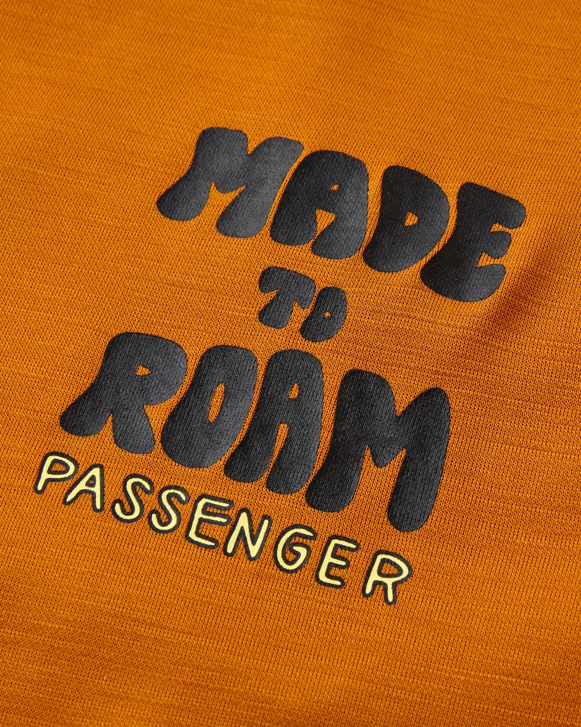 Camp Lost Lightweight Merino Blend T-Shirt - Retro Orange - Image 3
