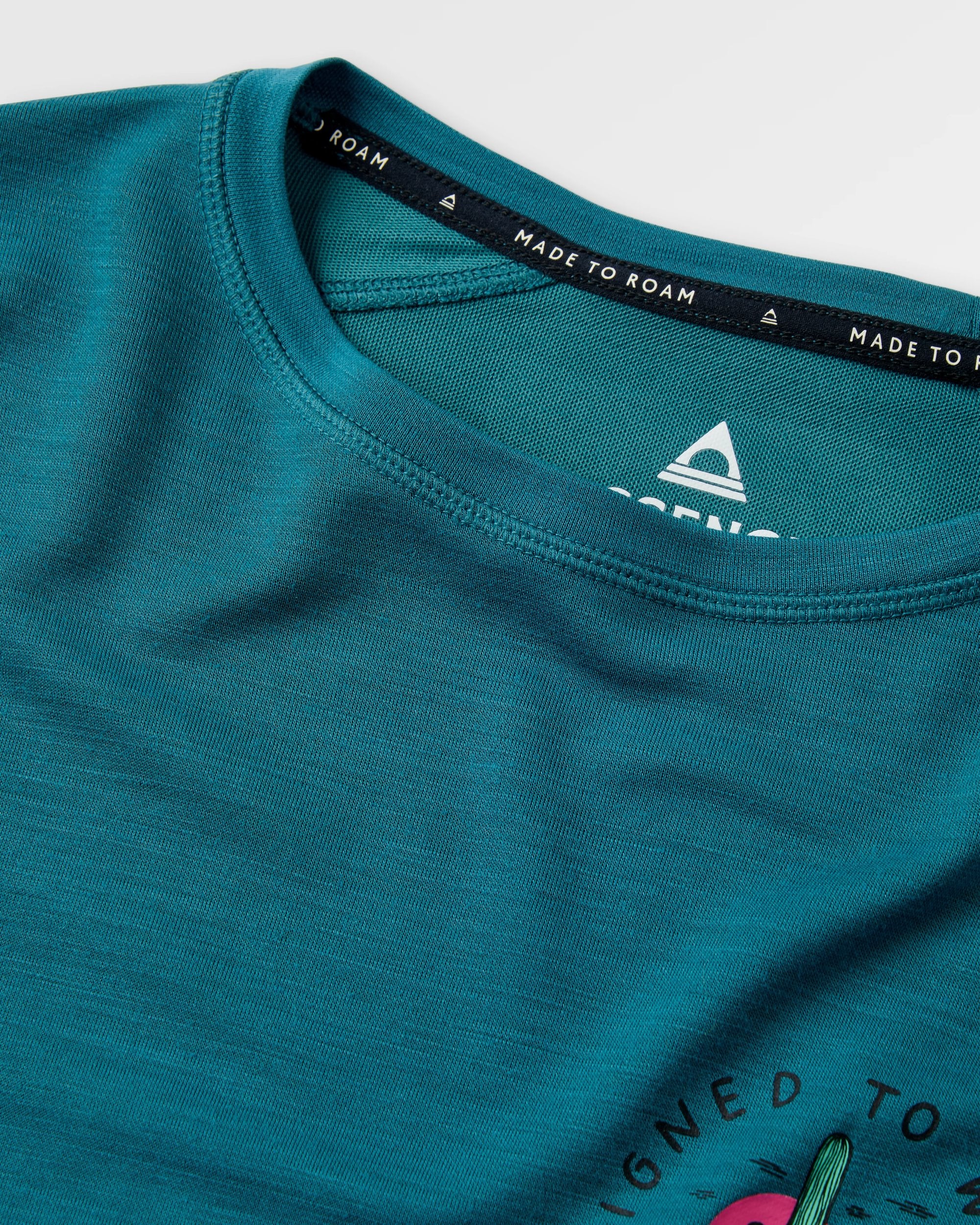 Camp Wild Lightweight Merino Blend LS T-Shirt - Mediterranean - Image 4