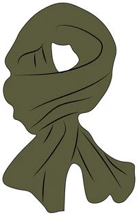 Campfire Polar Fleece Scarf - Khaki - Image 6