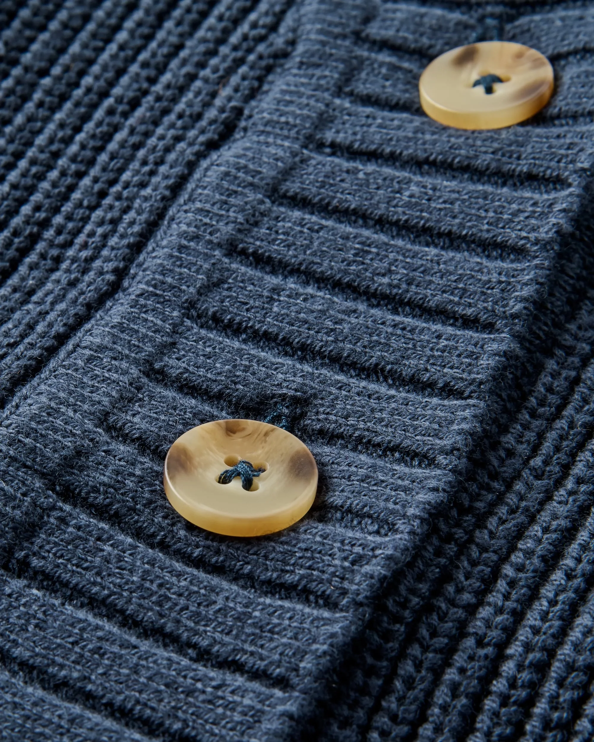 Campus Patch Cardigan - Rich Navy - Image 5