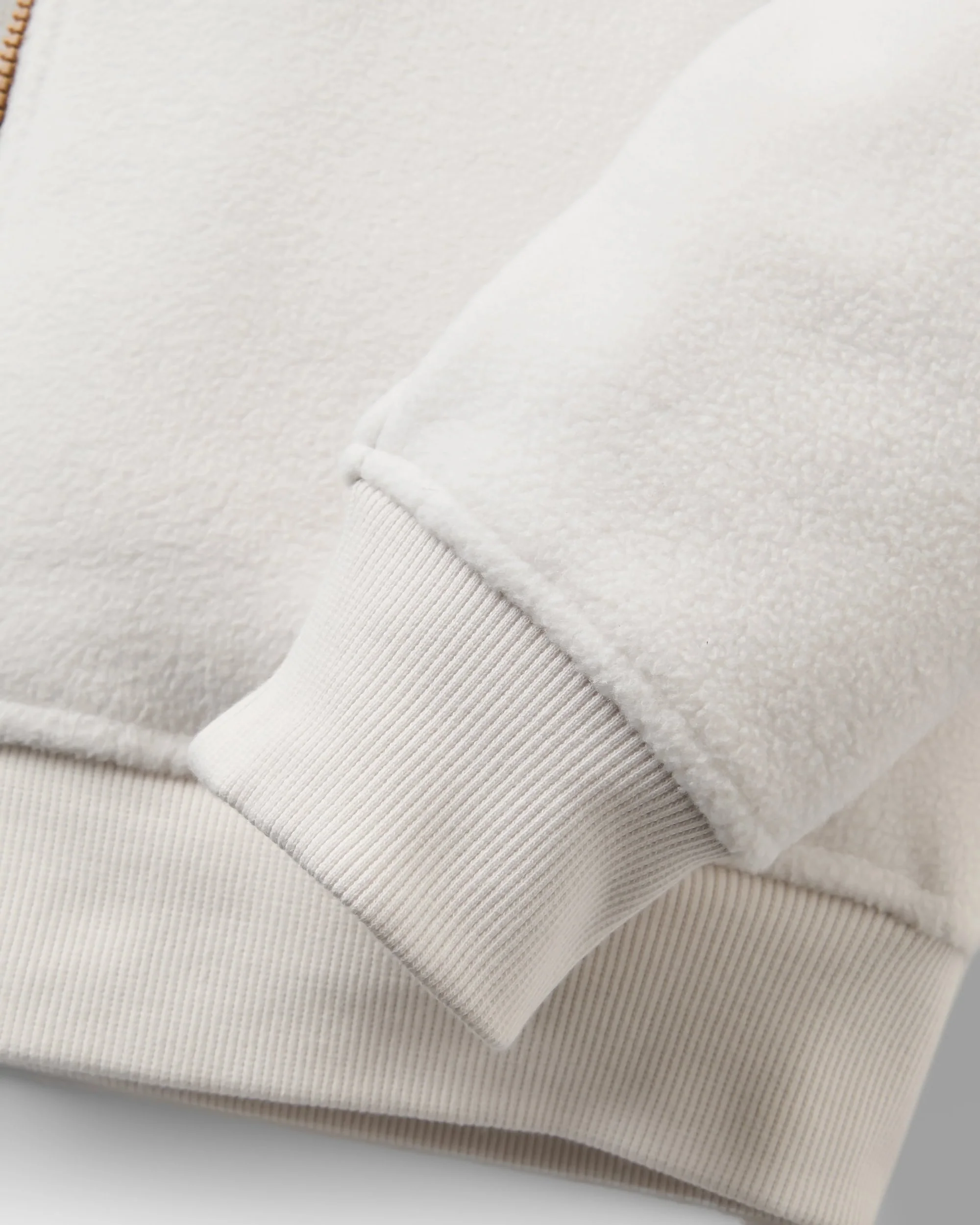 Caspian Polar Fleece - White Sand - Image 4