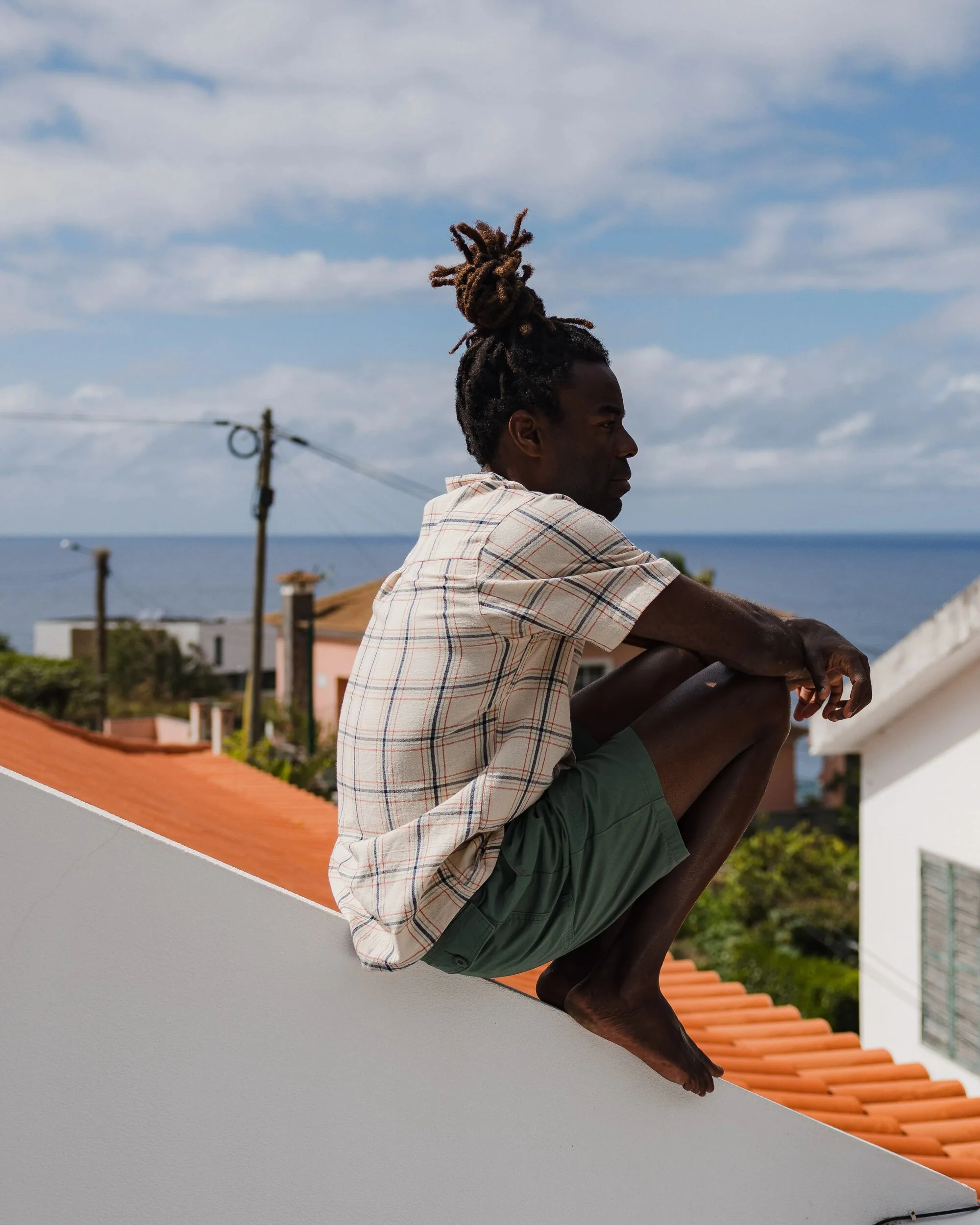 Chill Organic Cotton Check Shirt - Birch - Image 6