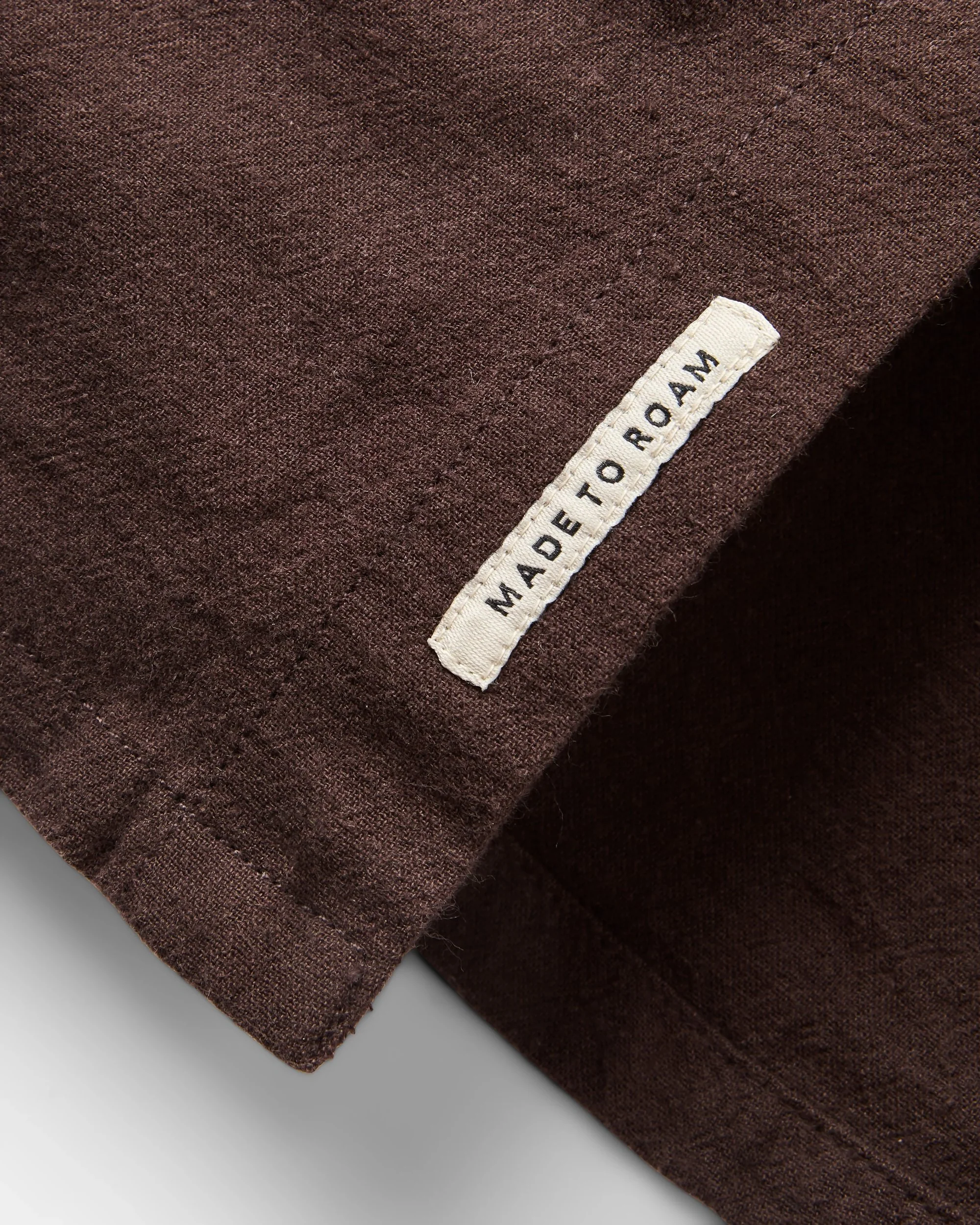 Chill Textured Short Sleeve Shirt - Espresso - Image 3