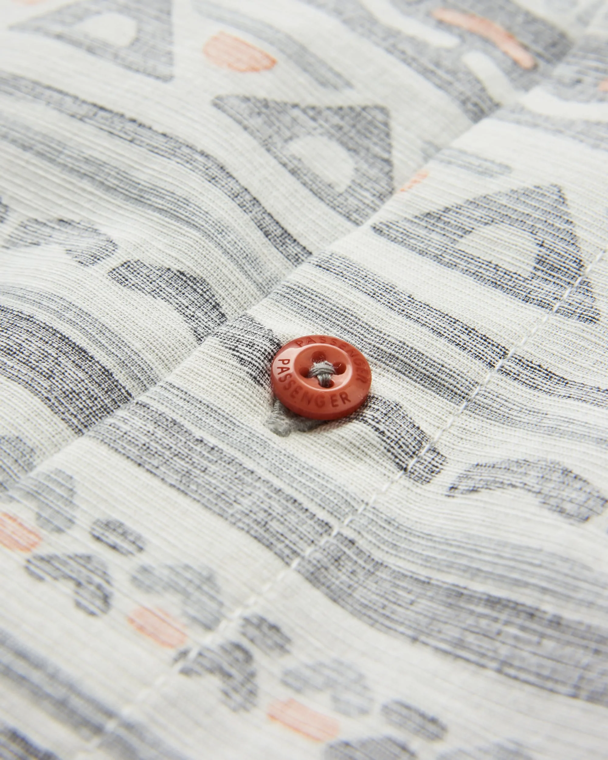 Chill Textured Short Sleeve Shirt - Geo Track Storm Grey - Image 2