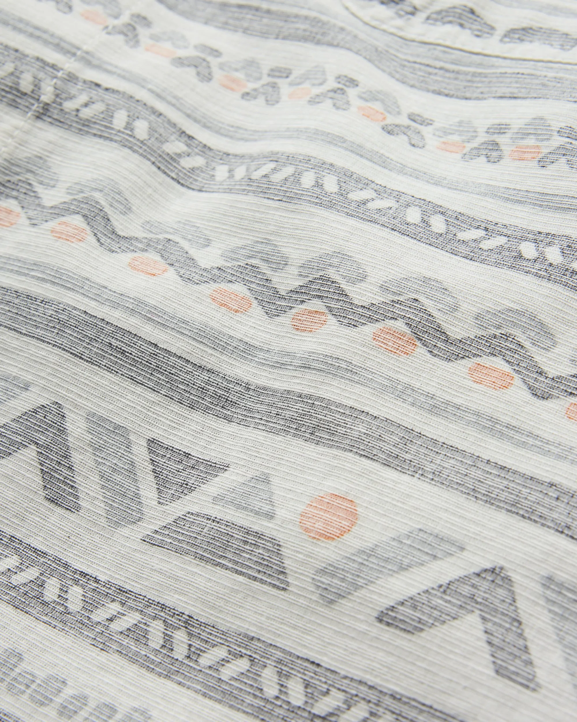 Chill Textured Short Sleeve Shirt - Geo Track Storm Grey - Image 3