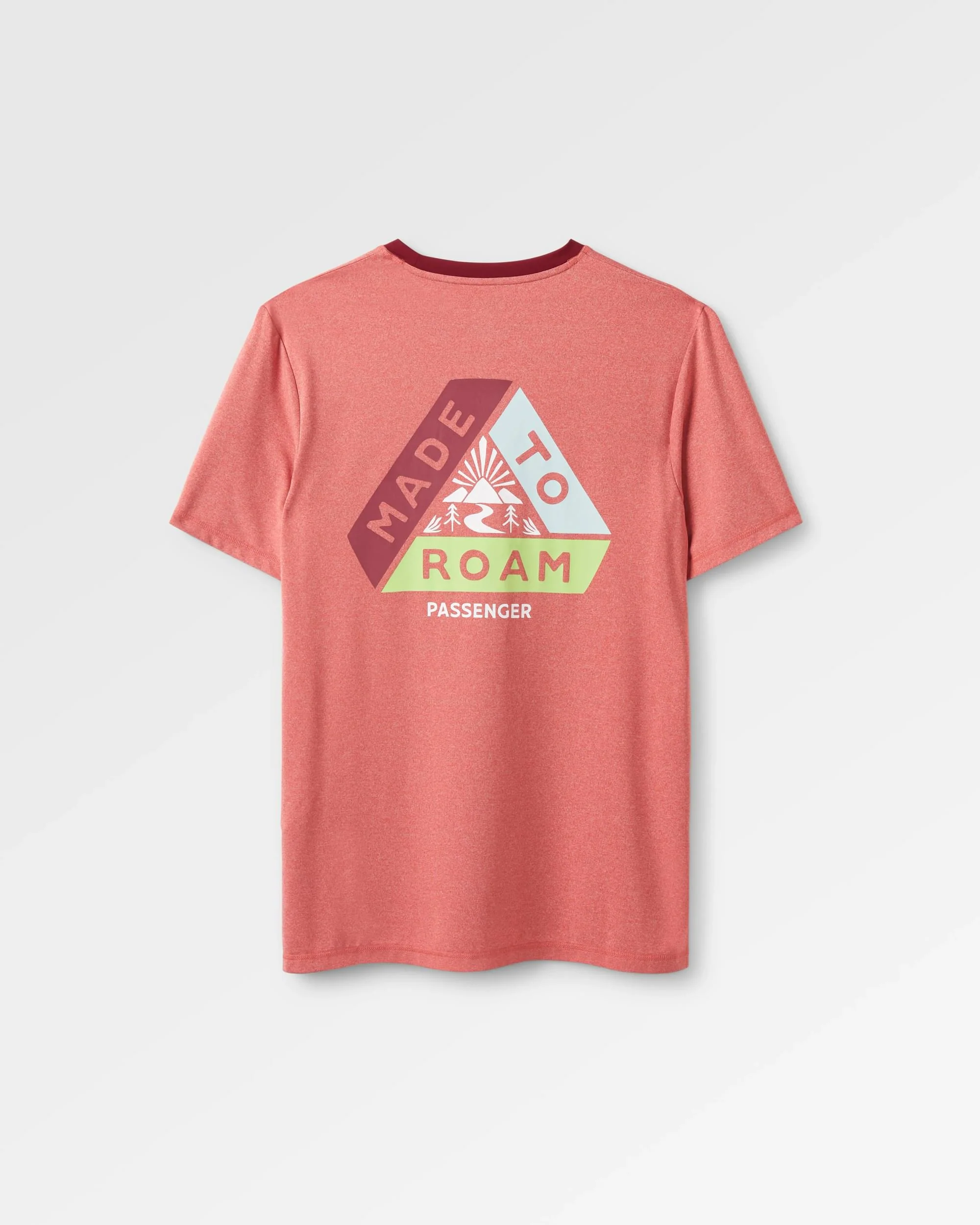 Classic Active T-Shirt - Mineral Red Marl - Image 2
